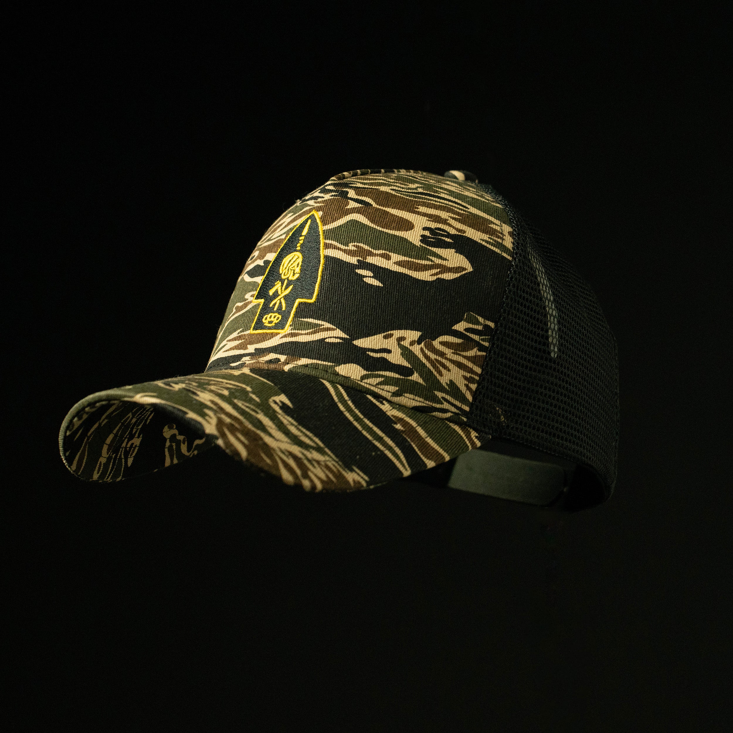 Tiger Stripe Mesh Snapback