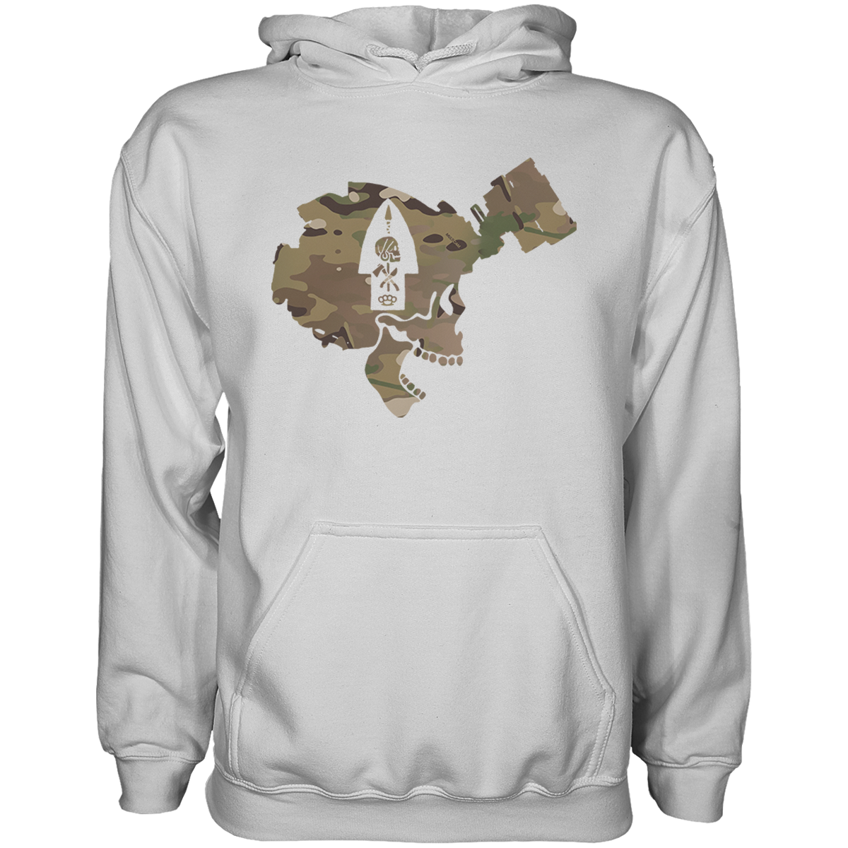 MDS Larry - Multicam V1 Hoodie White