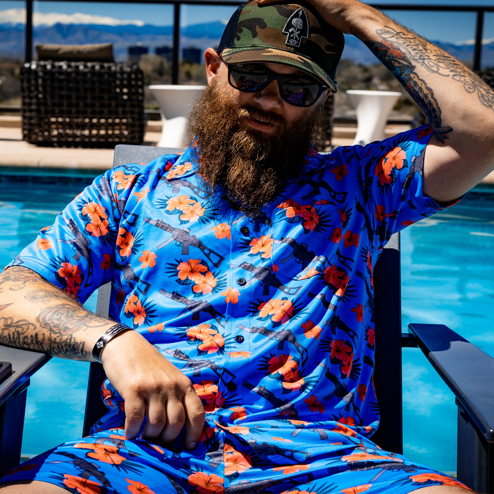 OAF Nation Aloha MP5 Button Up