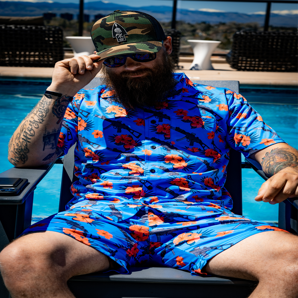 OAF Nation Aloha MP5 Button Up