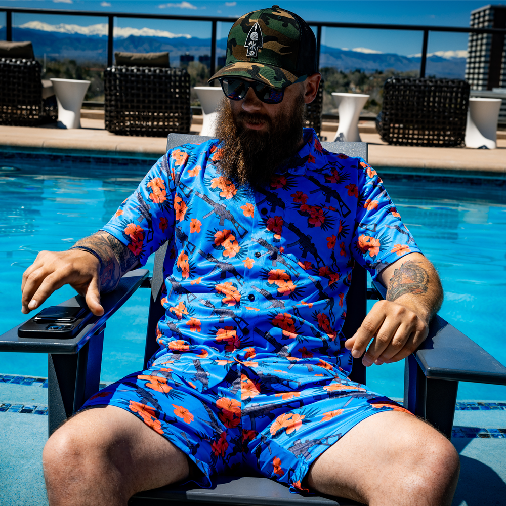 OAF Nation Aloha MP5 Button Up