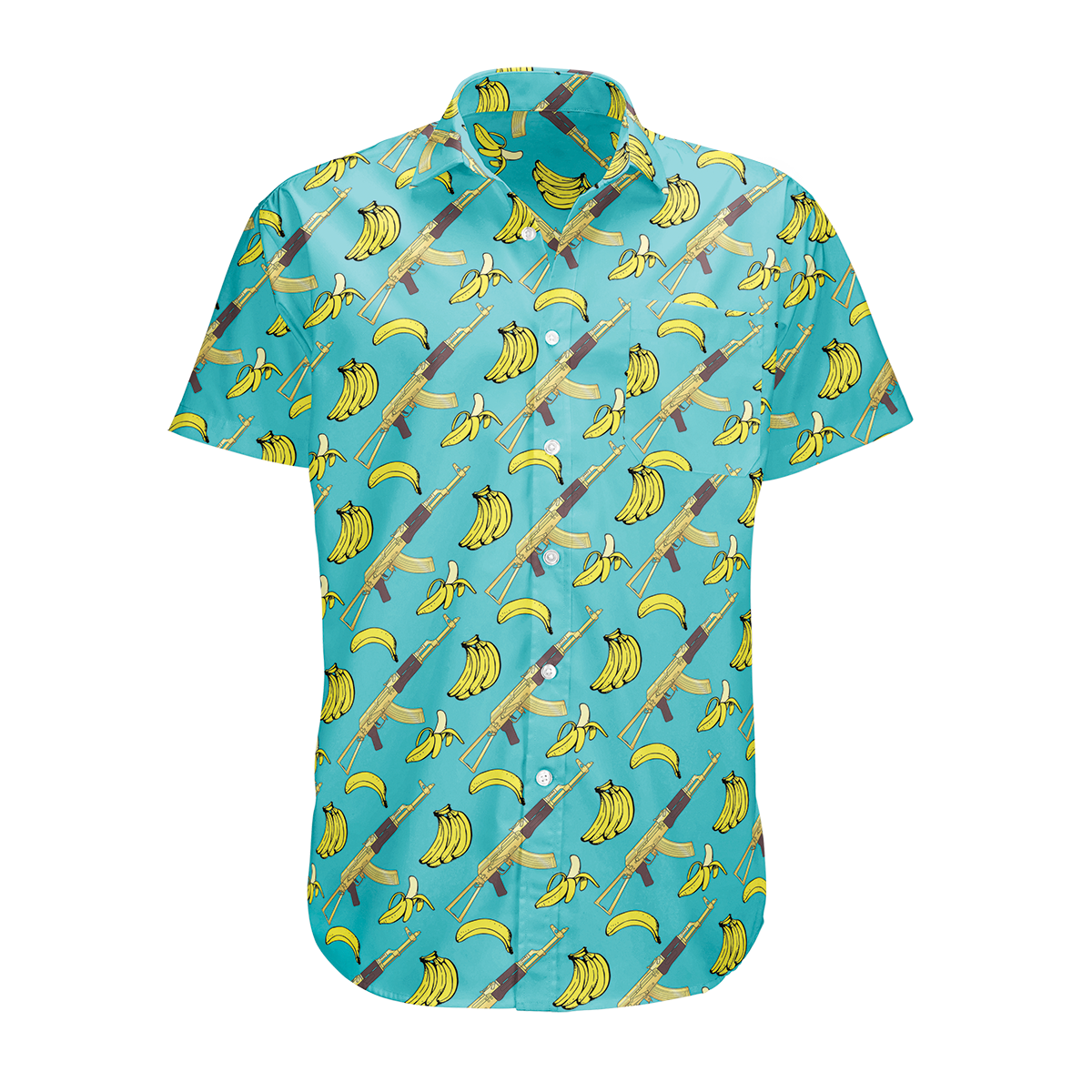 OAF Nation Aloha Gold AKM Button Up