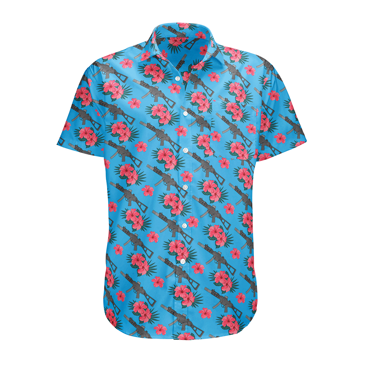 OAF Nation Aloha MP5 Button Up