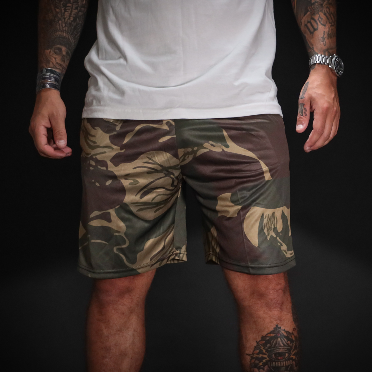 OAF Nation Brushstroke Camo Weekend Shorts