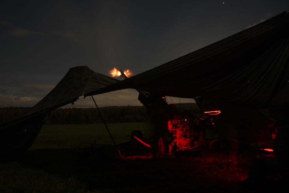 U.S. Soldiers assigned to Carnage Battery, Field Artillery Squadron, 2nd Cavalry Regiment