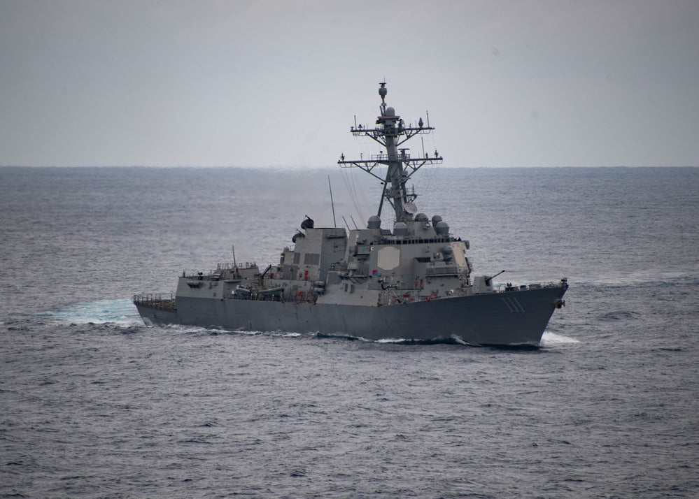 The Arleigh Burke-class guided-missile destroyer USS Spruance (DDG 111)