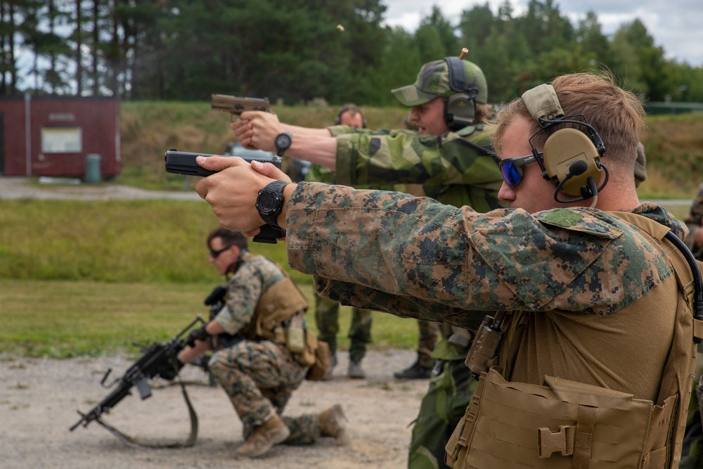 U.S. Marines with Force Reconnaissance, and Swedish Marines with 2d Marine Battalion