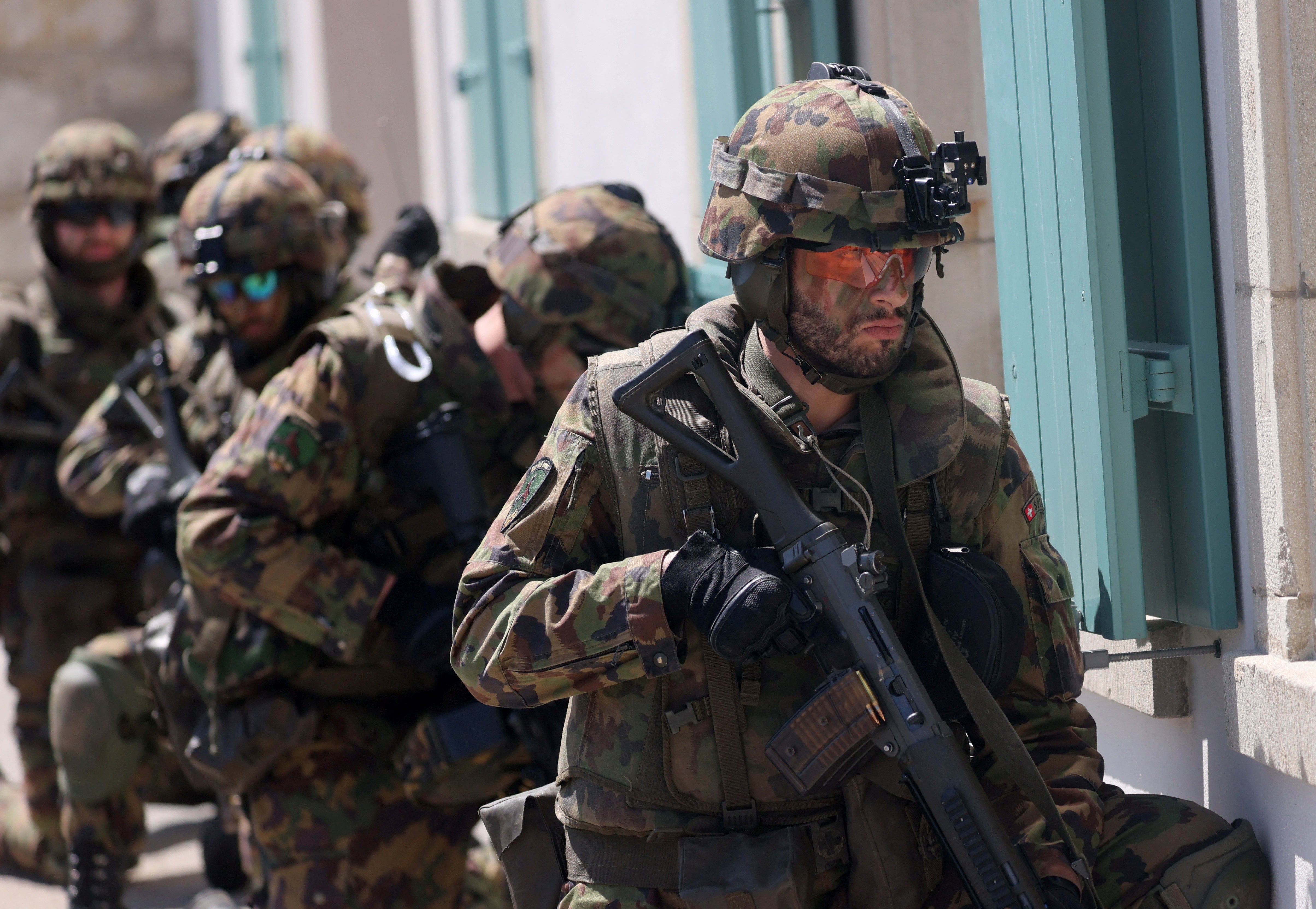 Switzerland holds largest military drills in decades