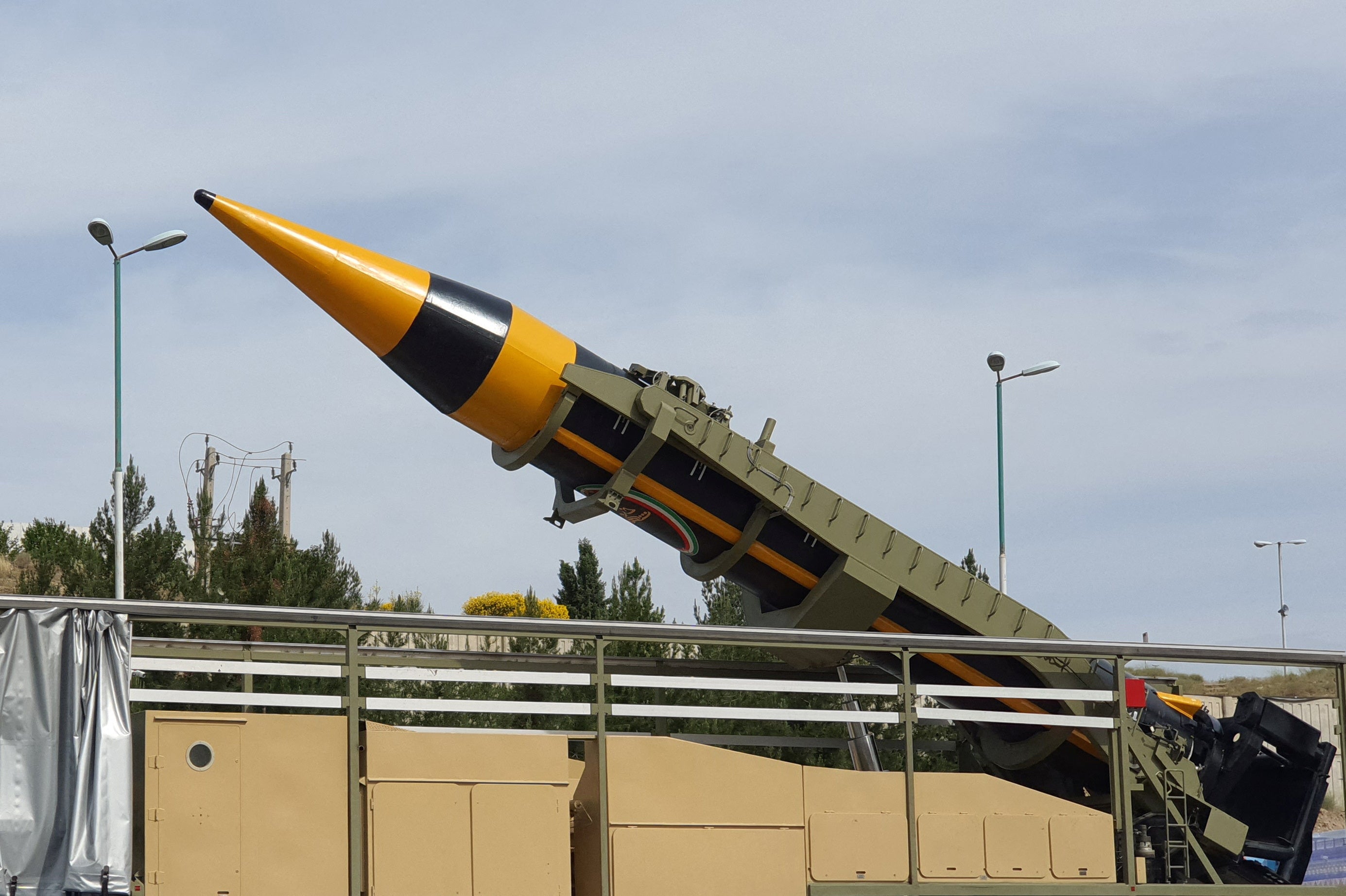 A new surface-to-surface ballistic missile called Khaibar with a range of 2,000 km