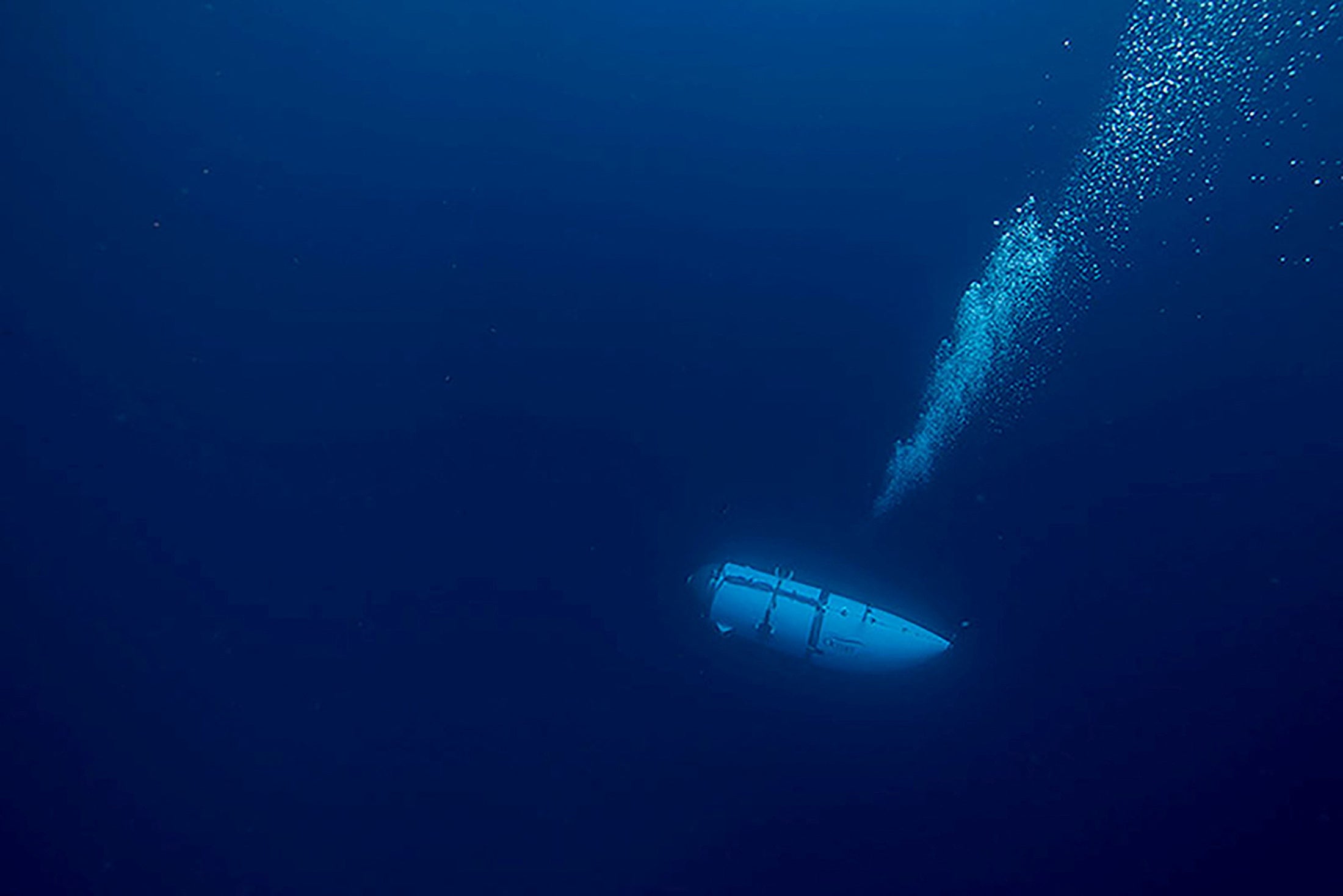 The Titan submersible, operated by OceanGate Expeditions to explore the wreckage of the sunken SS Titanic off the coast of Newfoundland