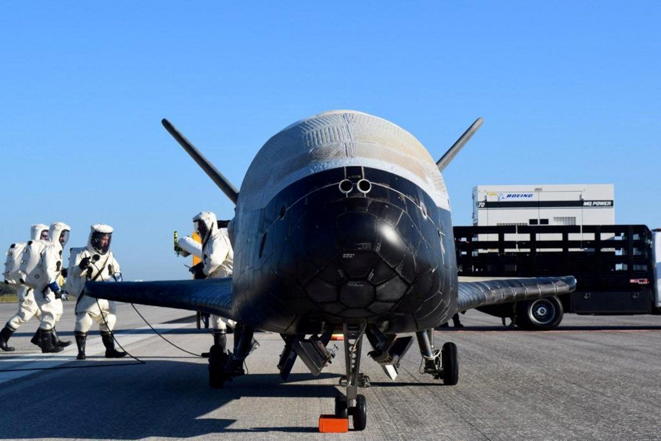 US military's X-37B spaceplane ready for launch to higher orbit, SpaceX says