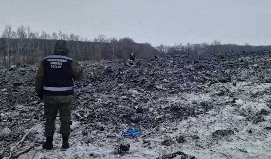 Ukraine says Russia not handing over alleged POW bodies from crashed plane