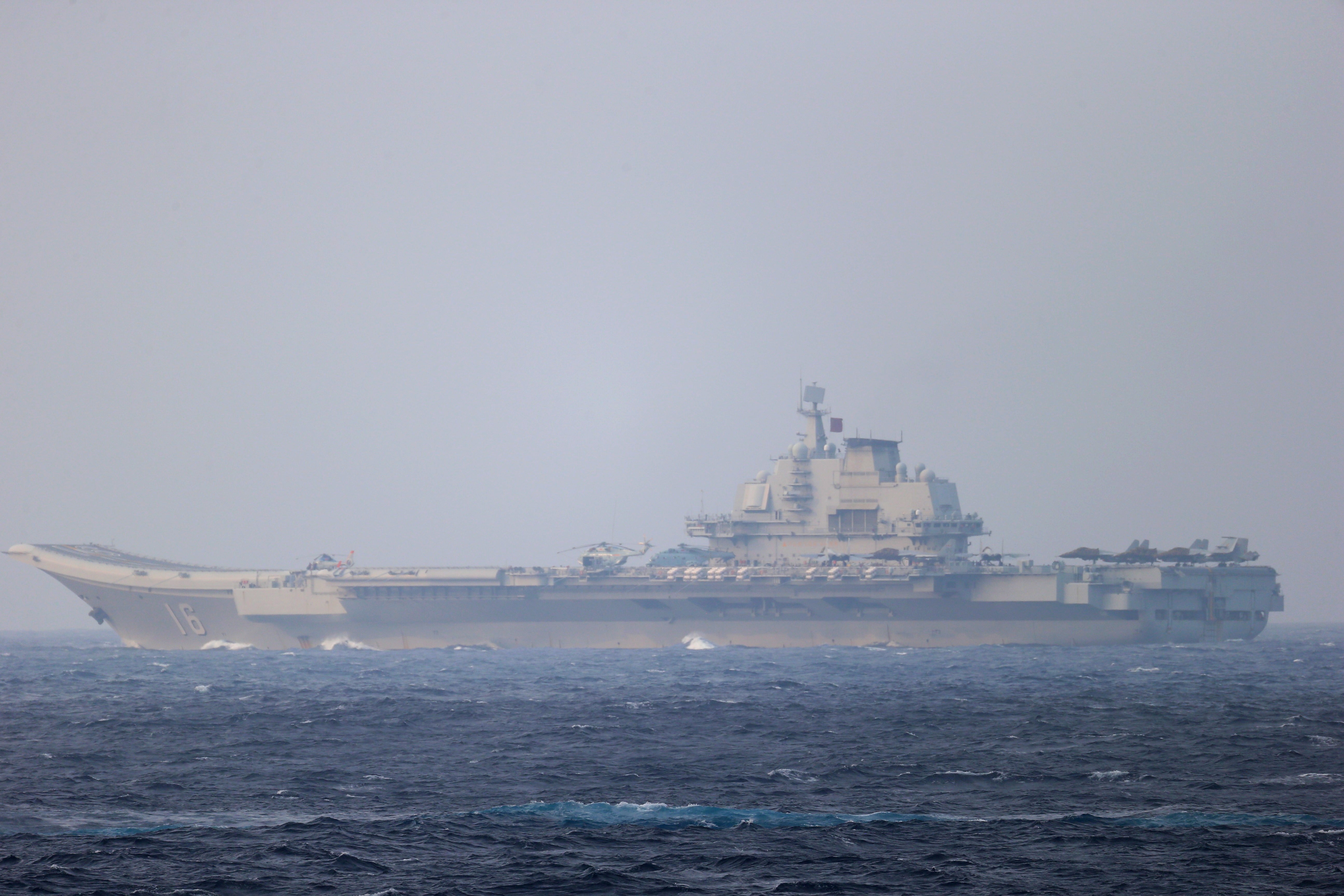 China says carrier accused of entering Japanese waters was on routine training