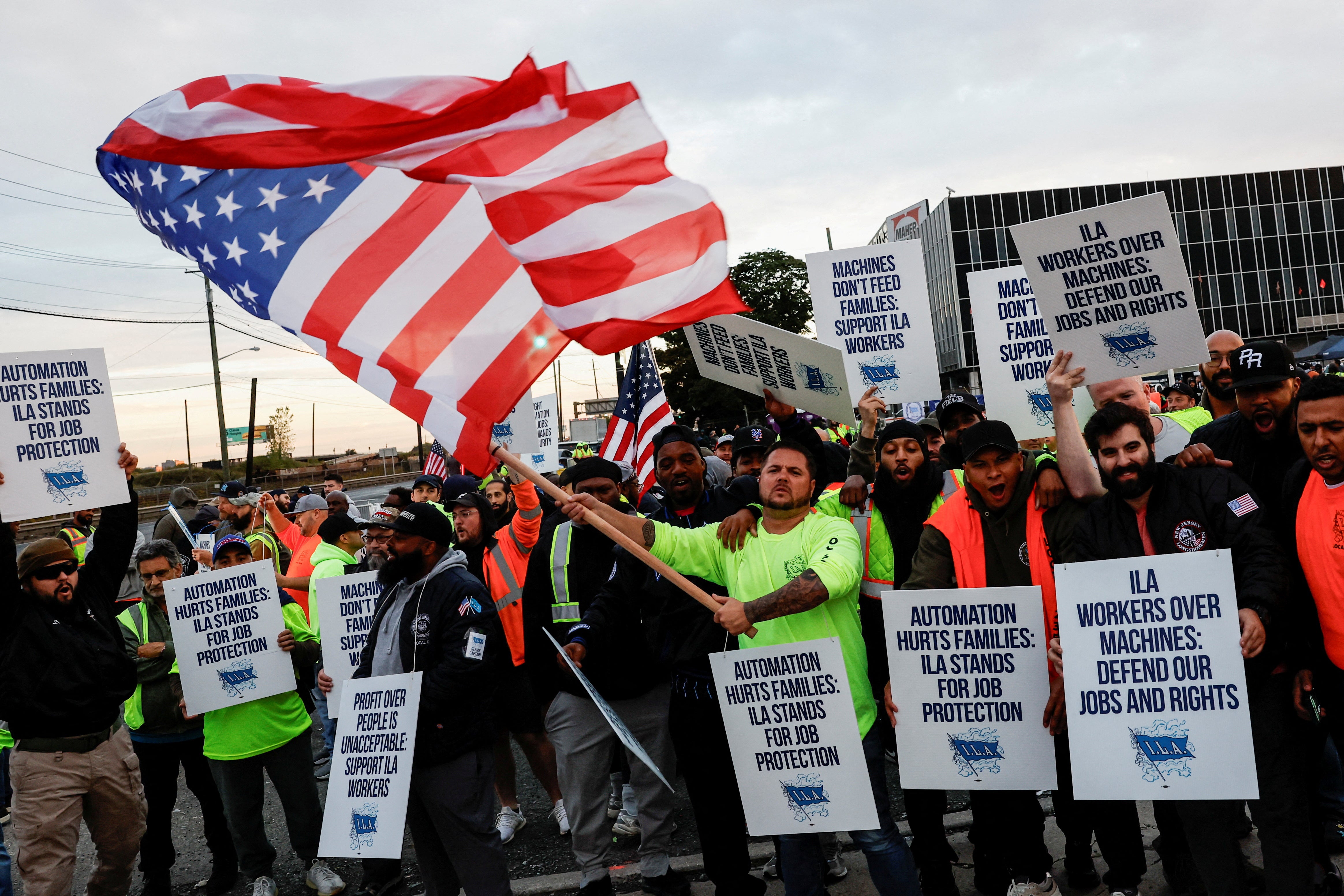 US East Coast dockworkers strike, halting half the nation's ocean shipping