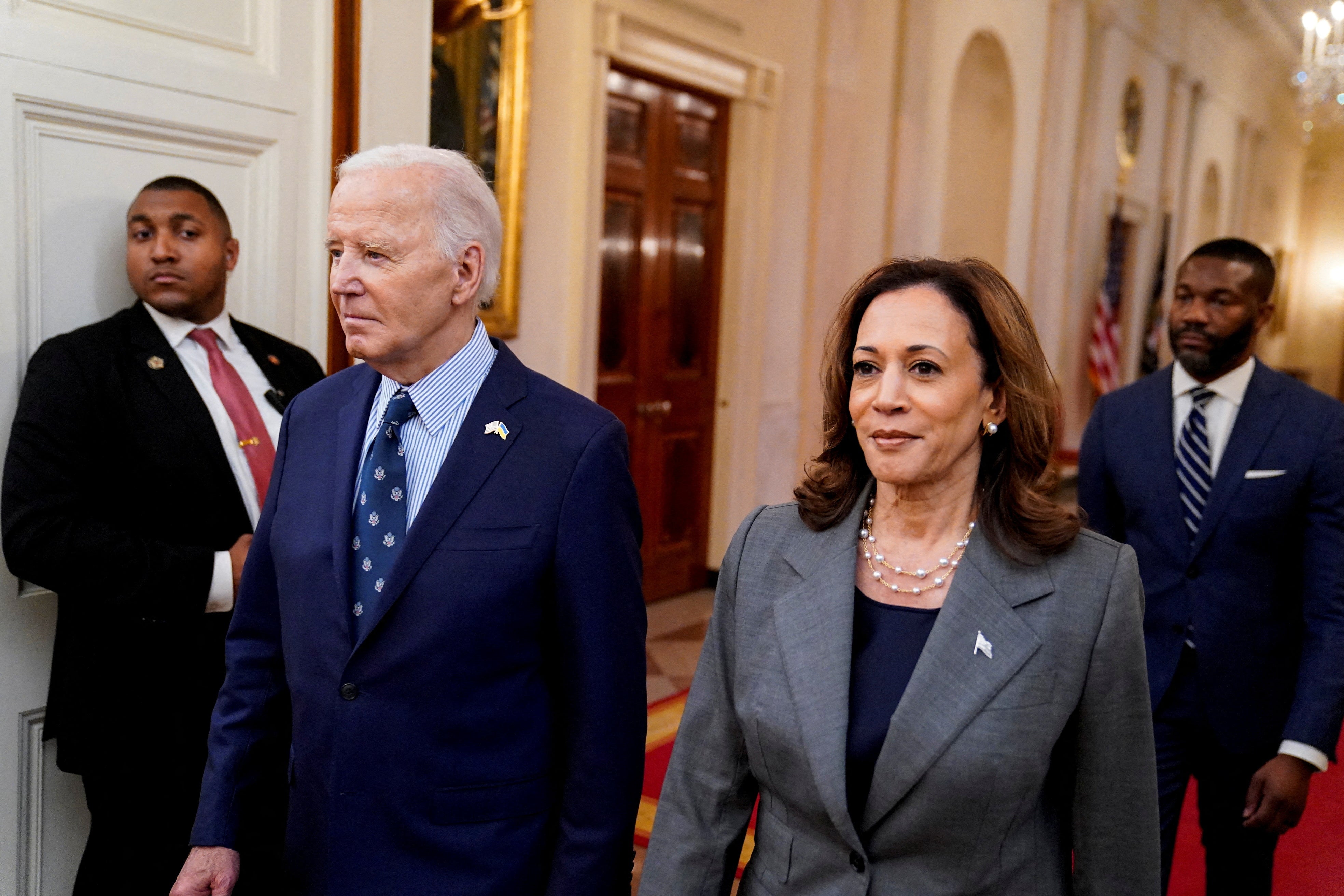 Democrats blame Biden after Harris loss