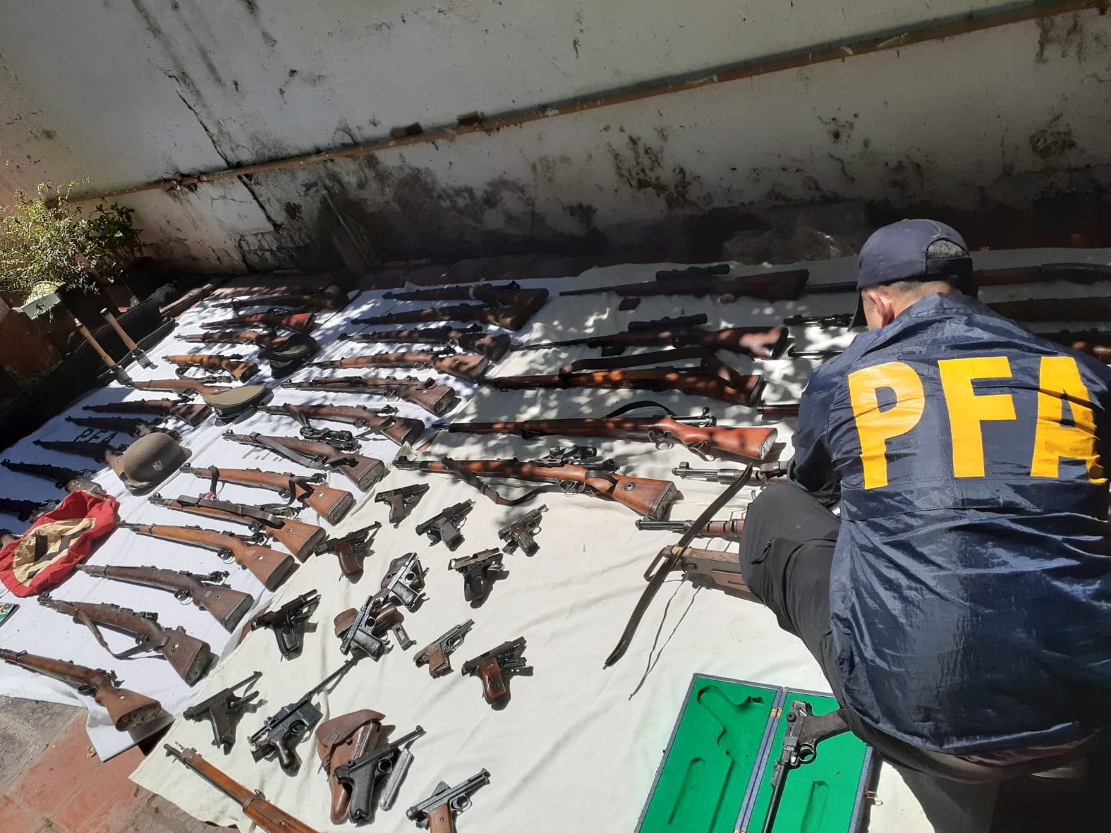 Argentina seizes arsenal of Nazi weapons