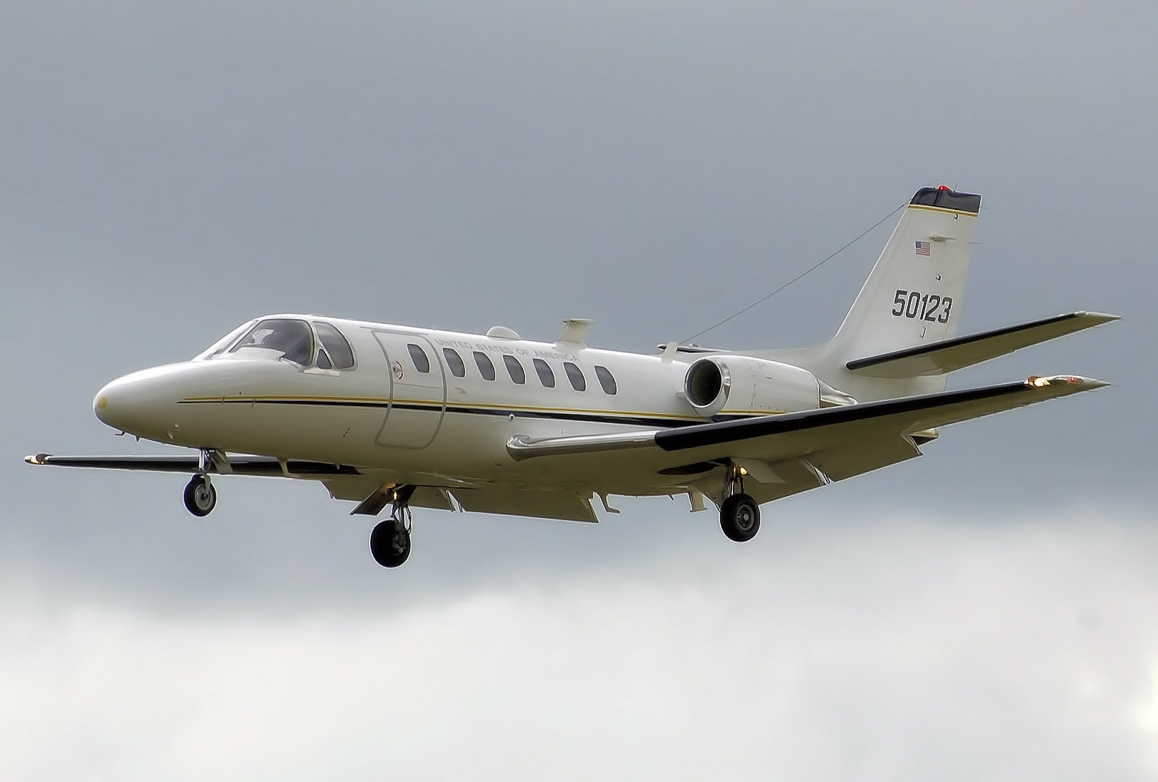 Illustrative photo of a Cessna 560 Citation V similar to the one involved in the accident