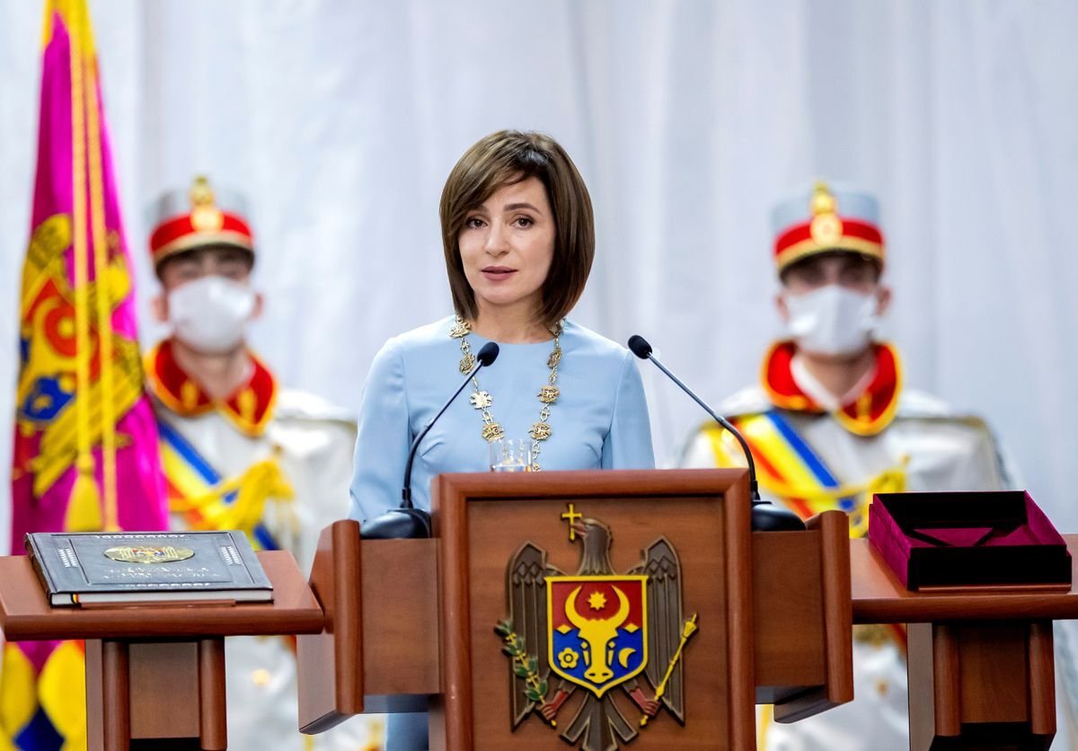 Moldova's Sandu asks allies for air defenses, says Russia trying to destabilize country