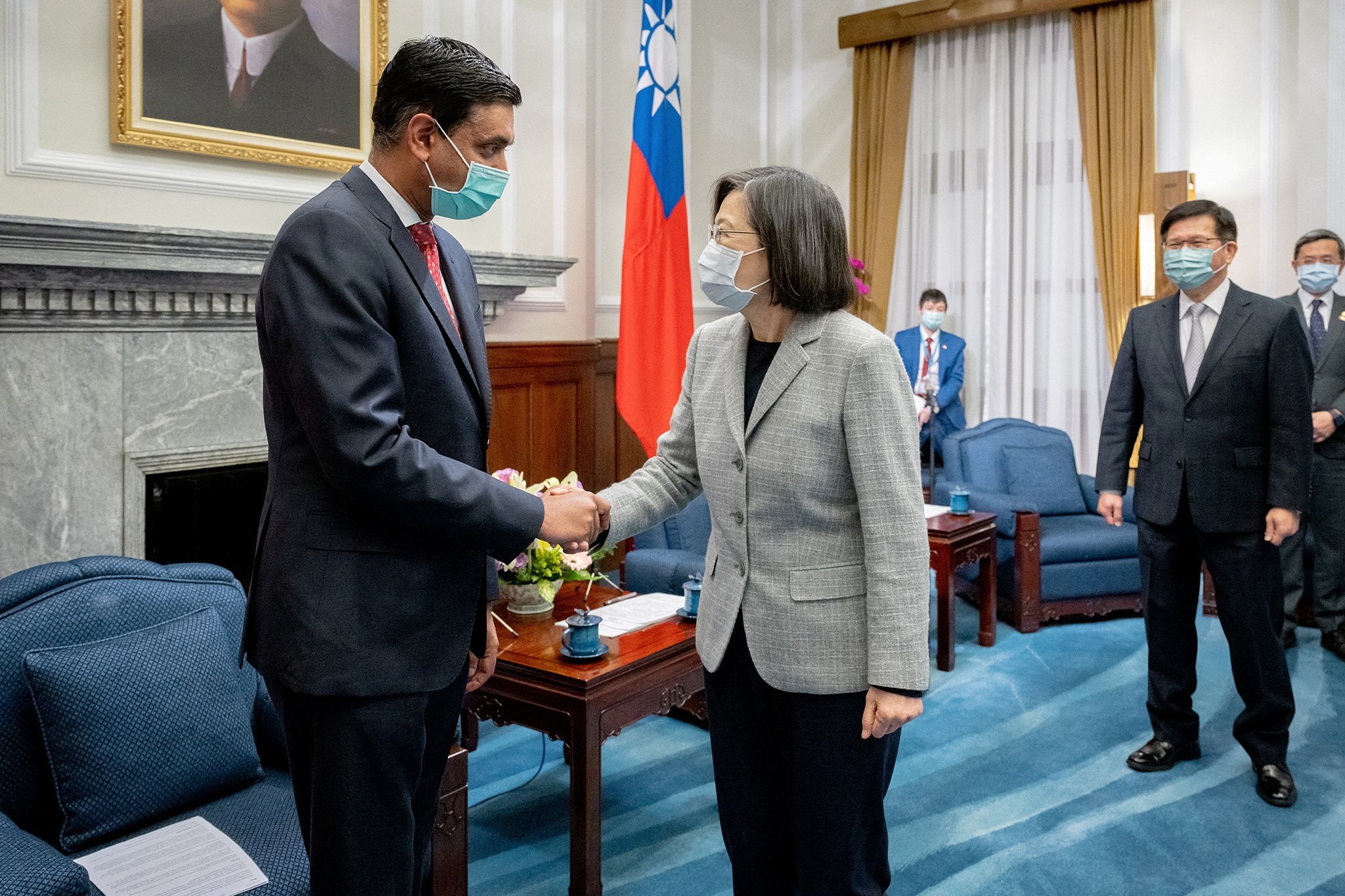 Taiwan bolstering military ties with US more, President Tsai says