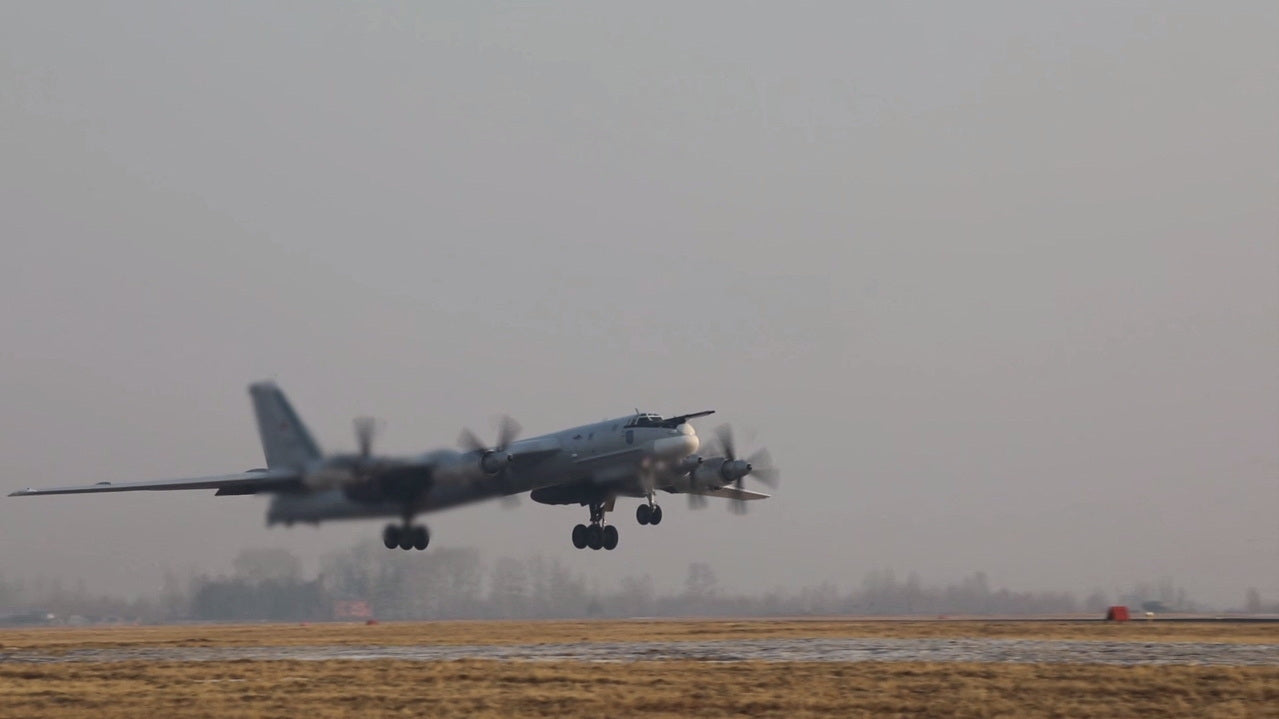 Two Russian strategic bombers flew near Alaska