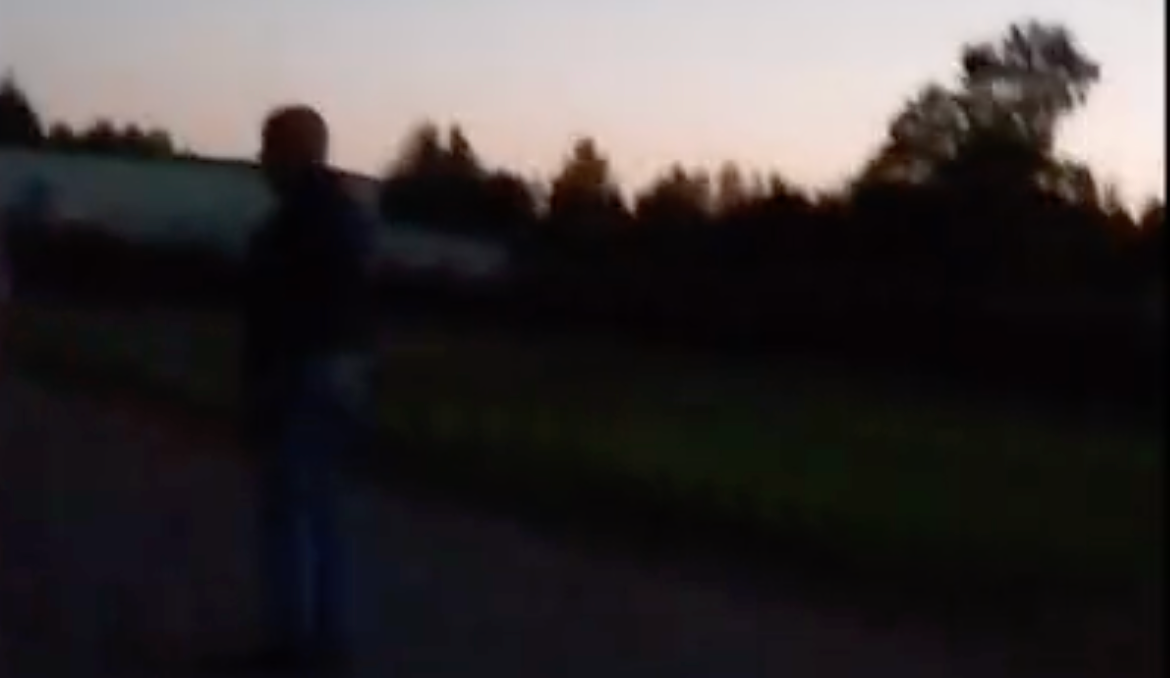 video posted to Twitter by username @WarMonitors saying it shows Prigozhin speaking to Wagner troops in Belarus.