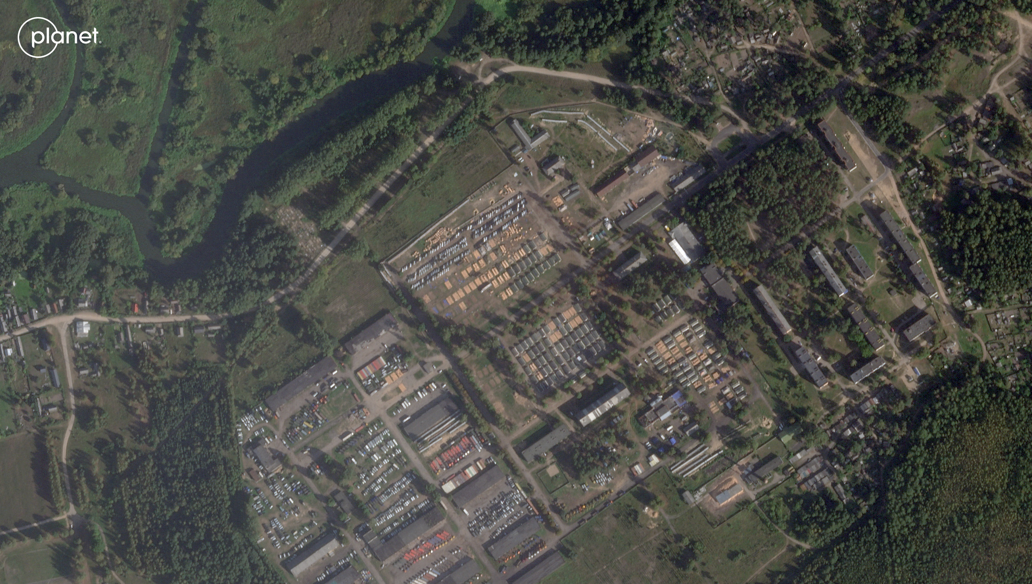 Satellite images appear to show Wagner camp in Belarus being dismantled