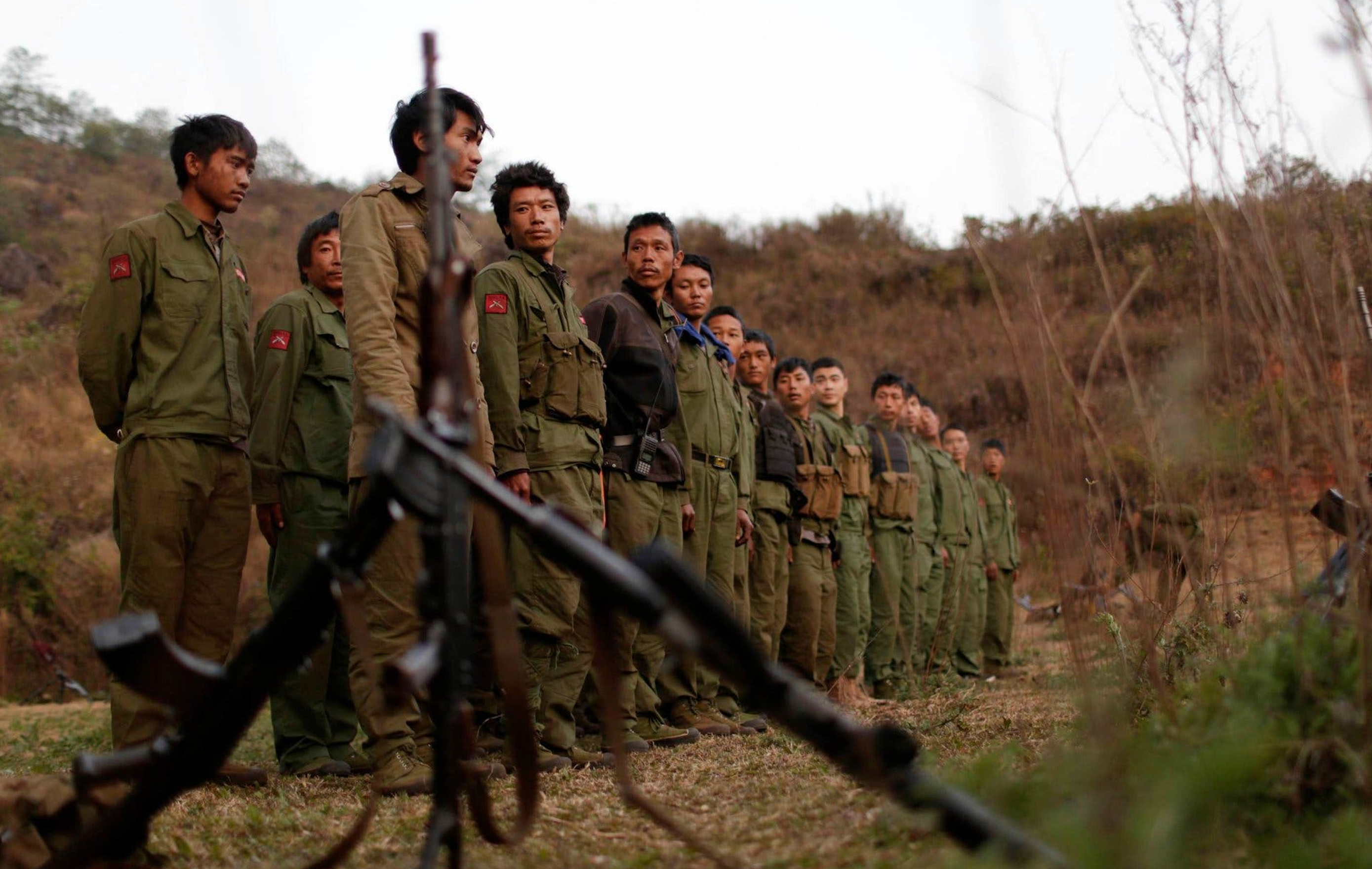 Myanmar army seeks to restore order as rebel alliance launches surprise attacks