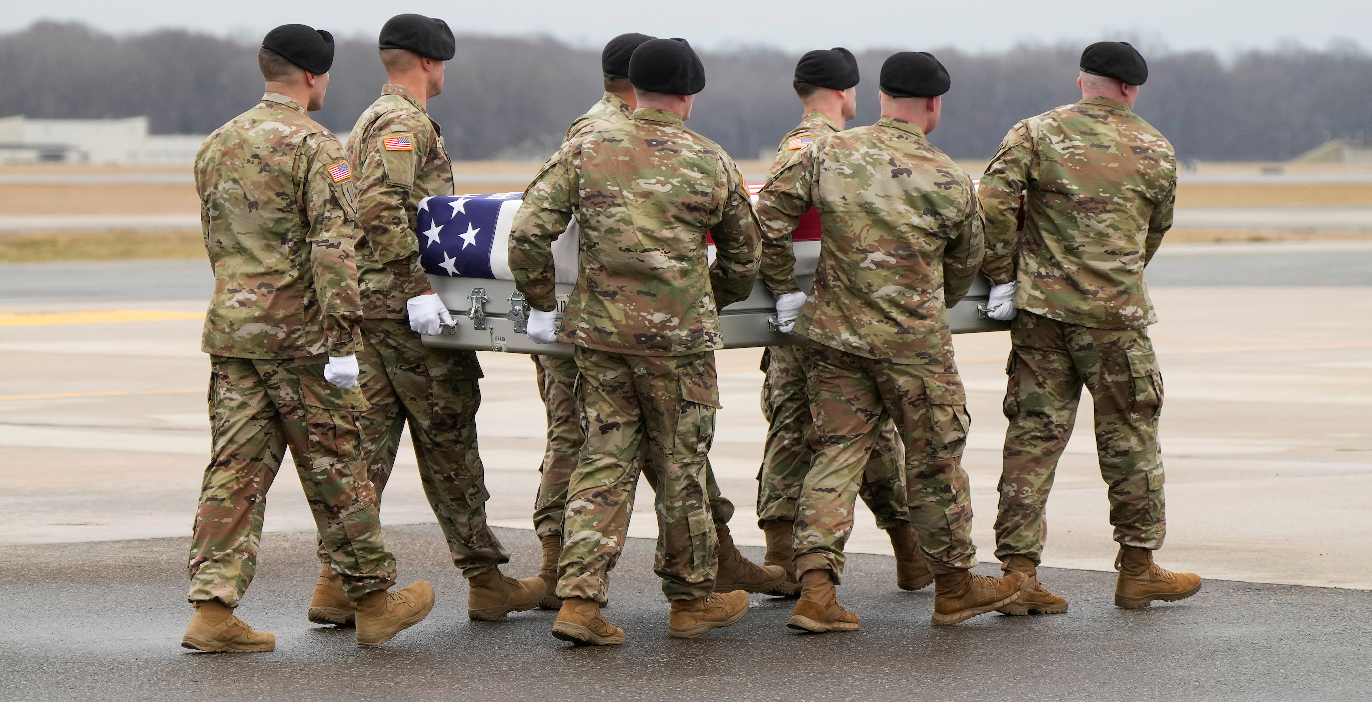 Remains of US soldiers killed in Jordan return stateside