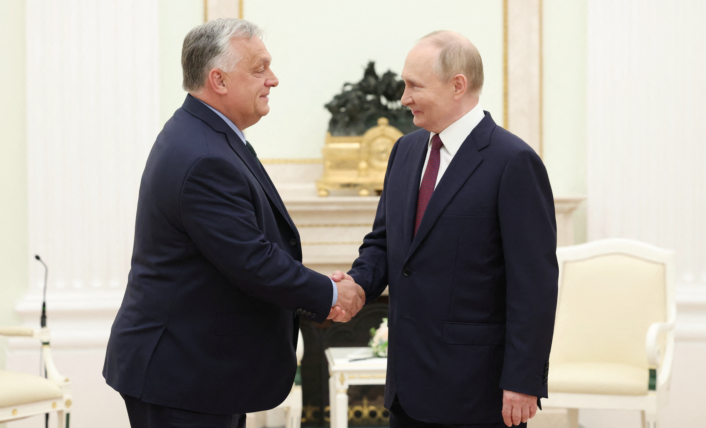 Hungary's Orban talks Ukraine peace with Putin, drawing EU censure