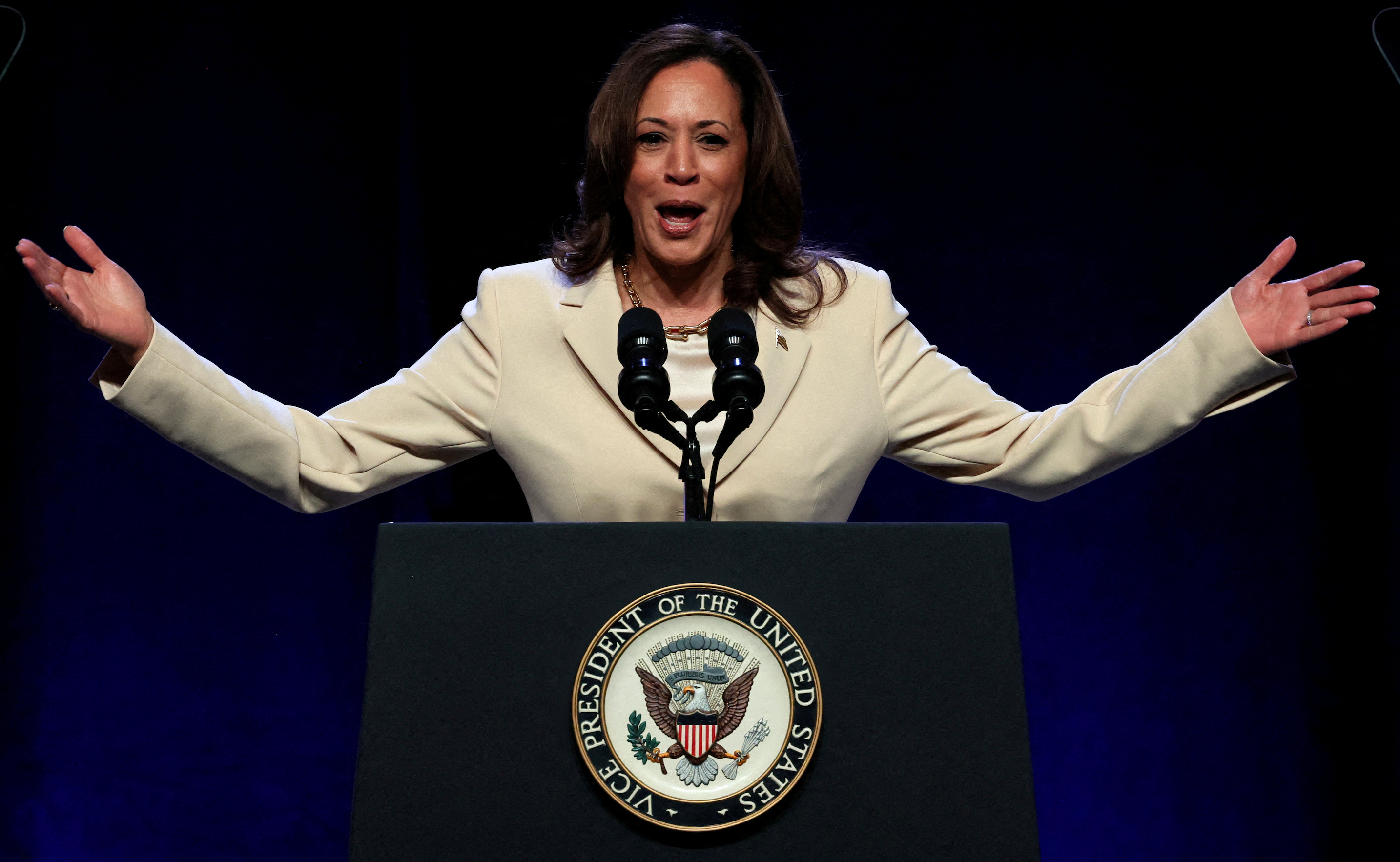 Trump, allies slam Harris as Biden replacement talk builds