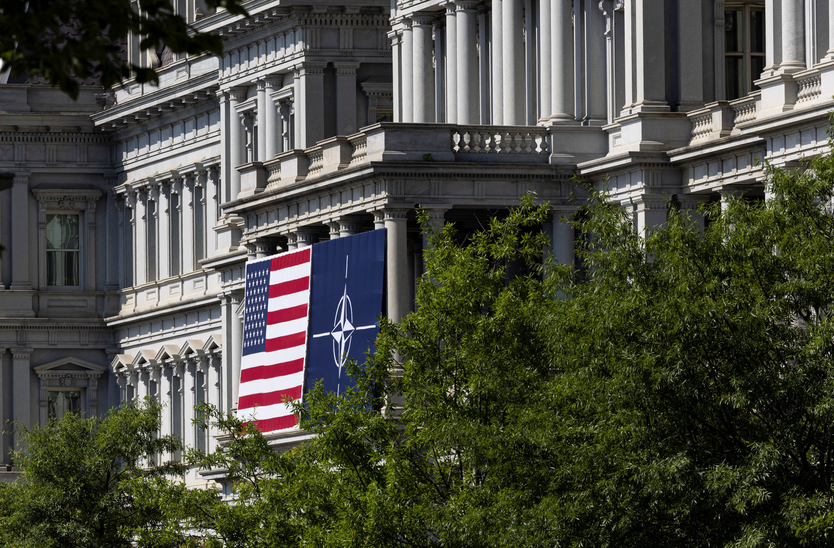 Biden greets NATO allies at Washington summit