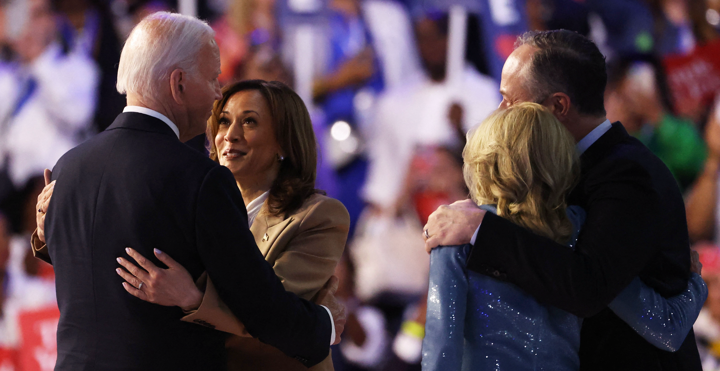 Biden hails Harris as DNC's future in emotional farewell speech