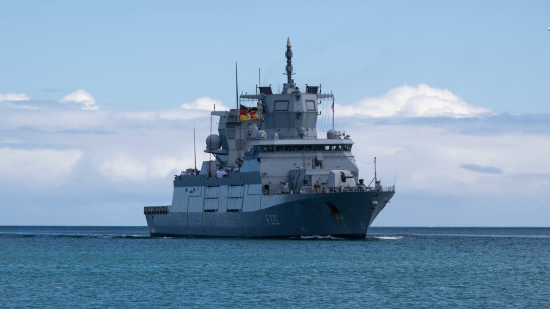 German navy transits Taiwan Strait for first time in 20 years