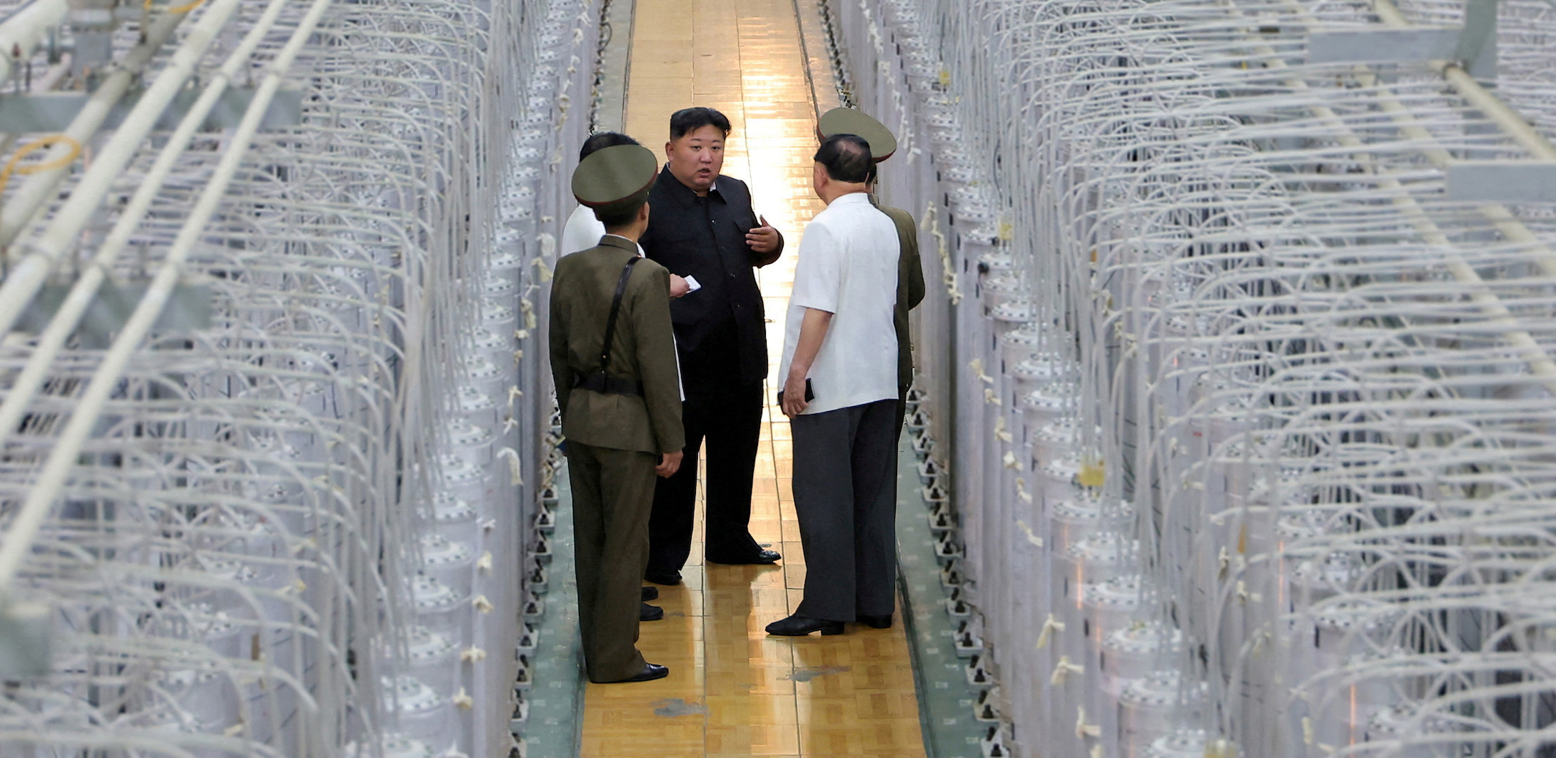 NKorea shows first photos of banned uranium enrichment site