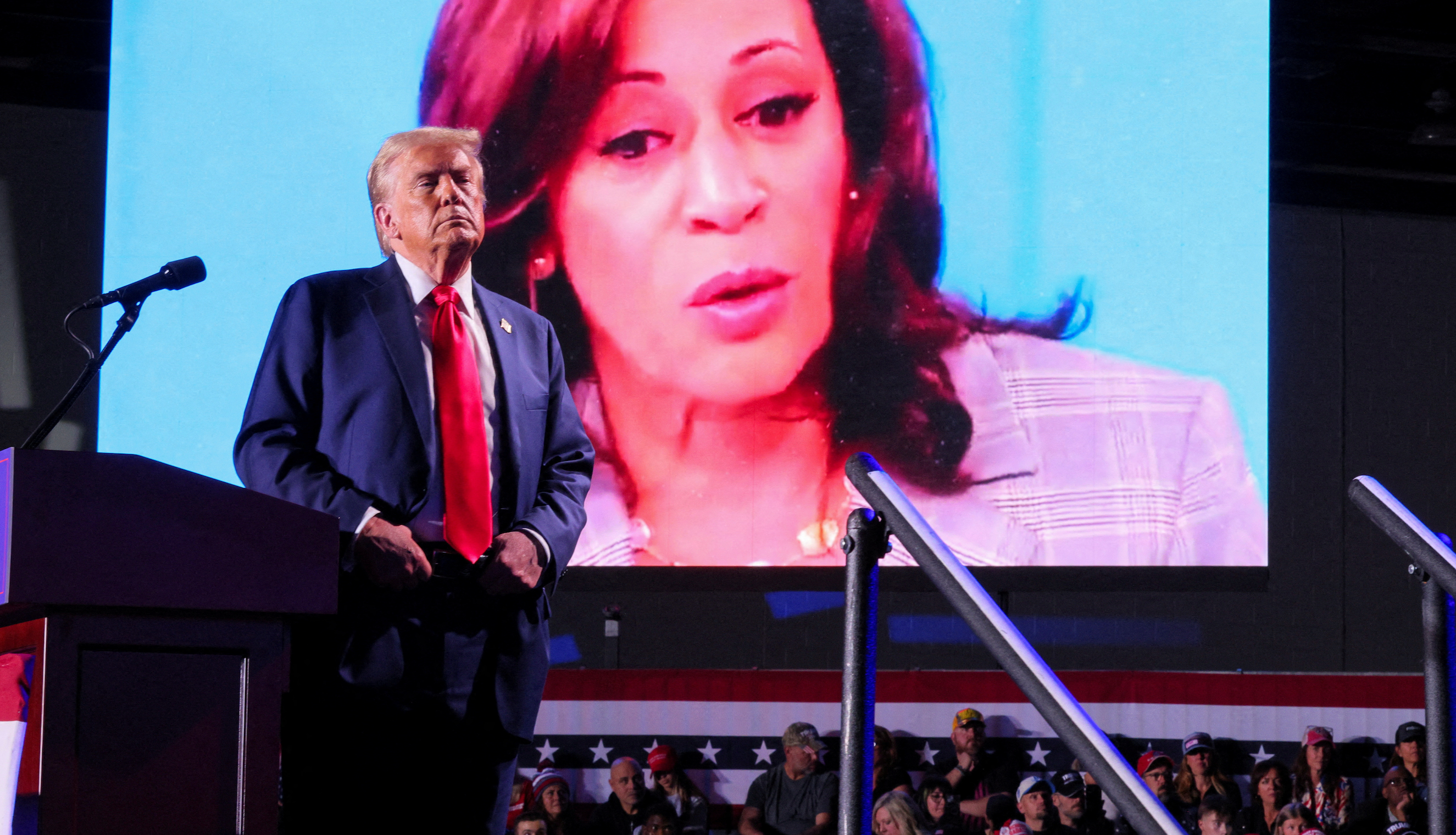 Trump and Harris campaigns race to get the vote out on eve of US election