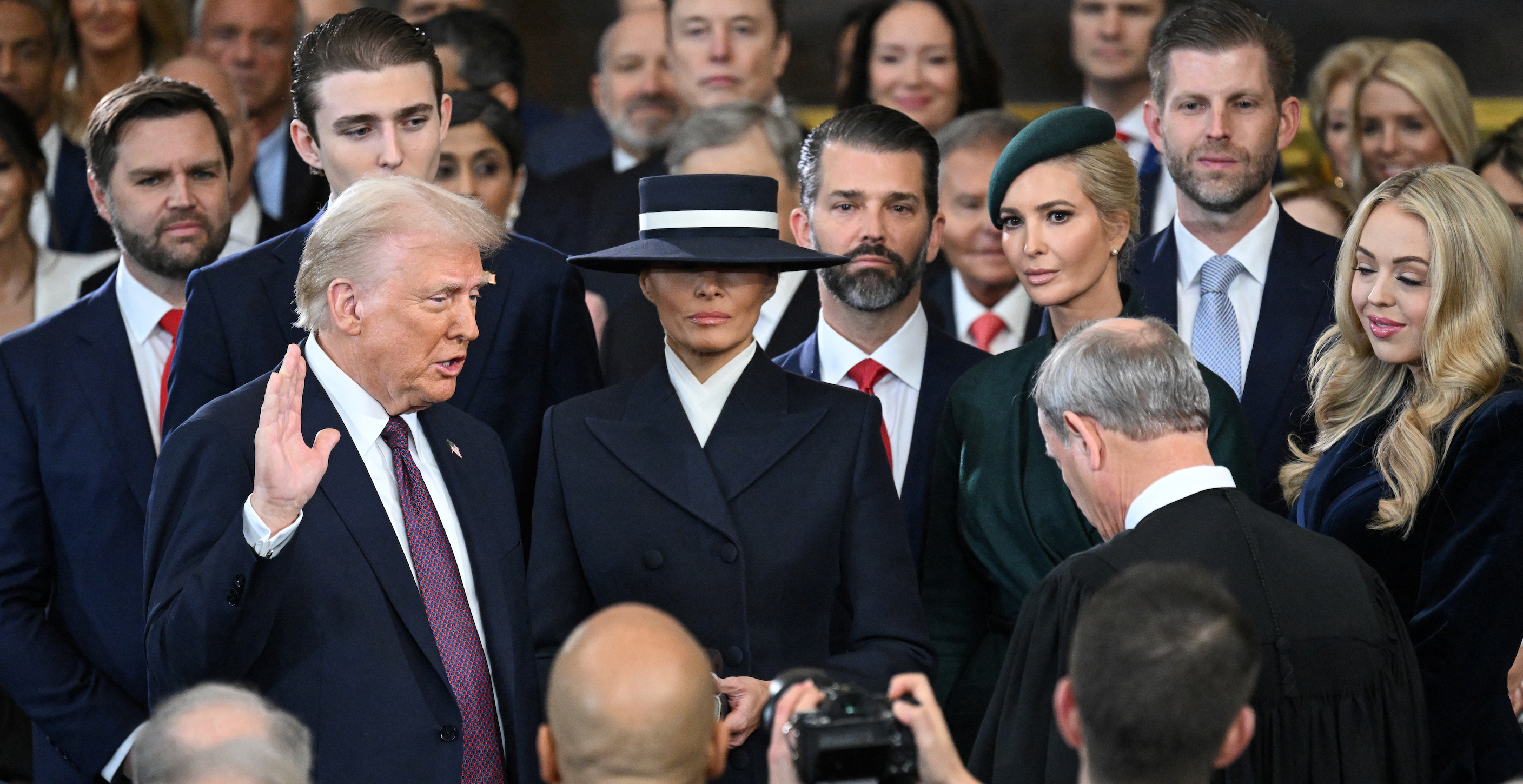 Trump sworn in a second time, vowing swift action on his agenda