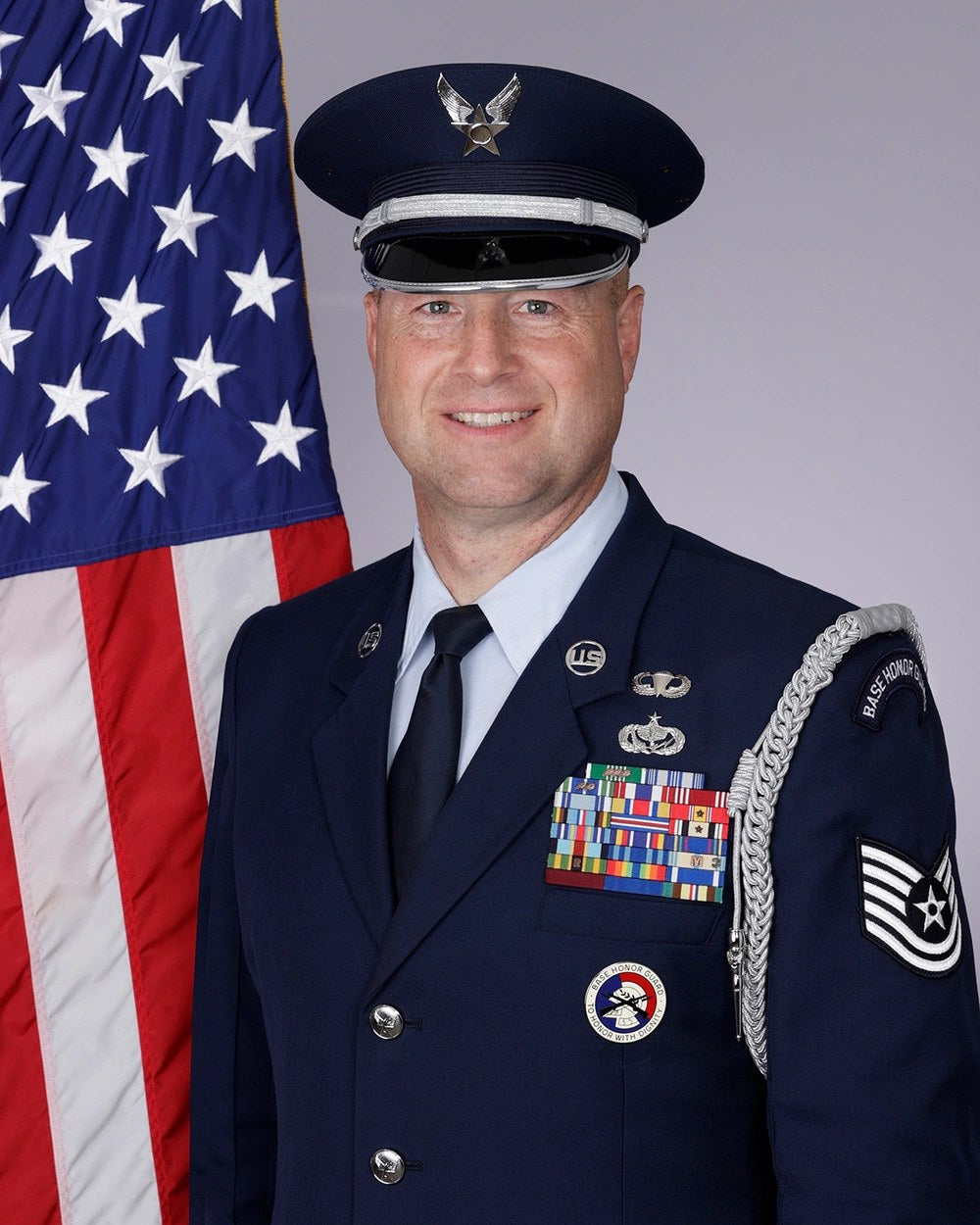 Raymond Stier, then a technical sergeant with the Michigan Air National Guard’s 127th Wing, poses for an official portrait at Selfridge Air National Guard Base, Michigan, July 28, 2022.

Credit: U.S. Air National Guard photo by Terry Atwell
