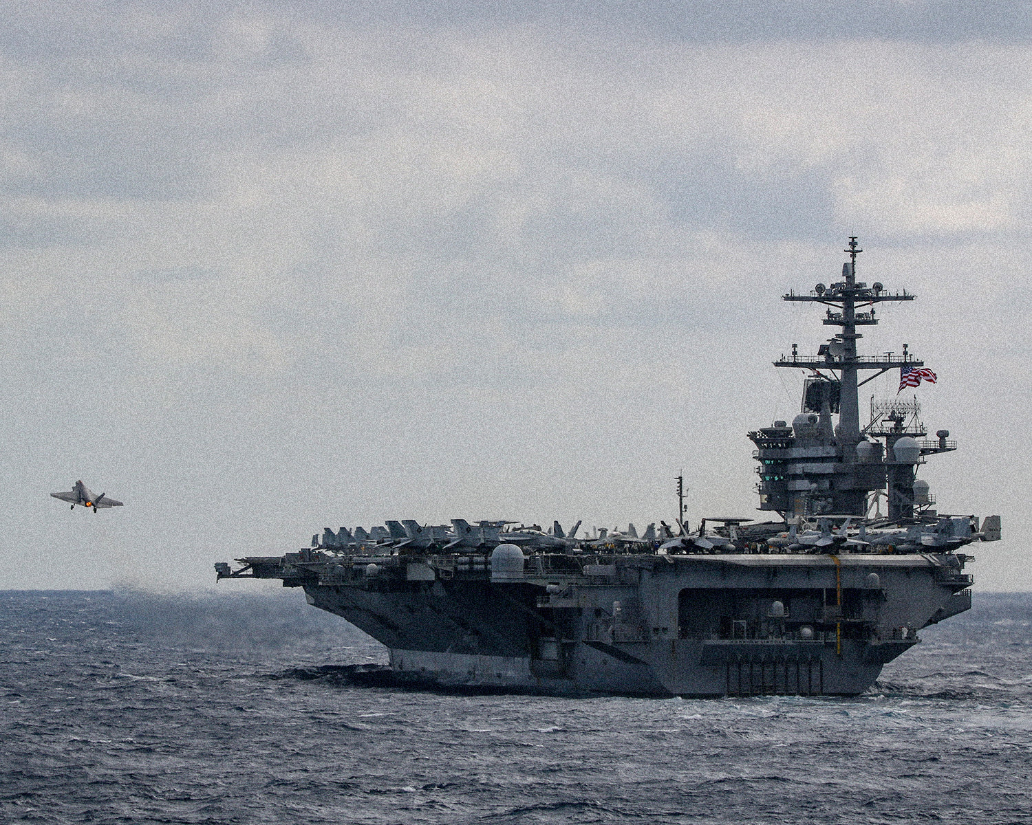 US moving carrier strike group from Pacific to Middle East, officials say