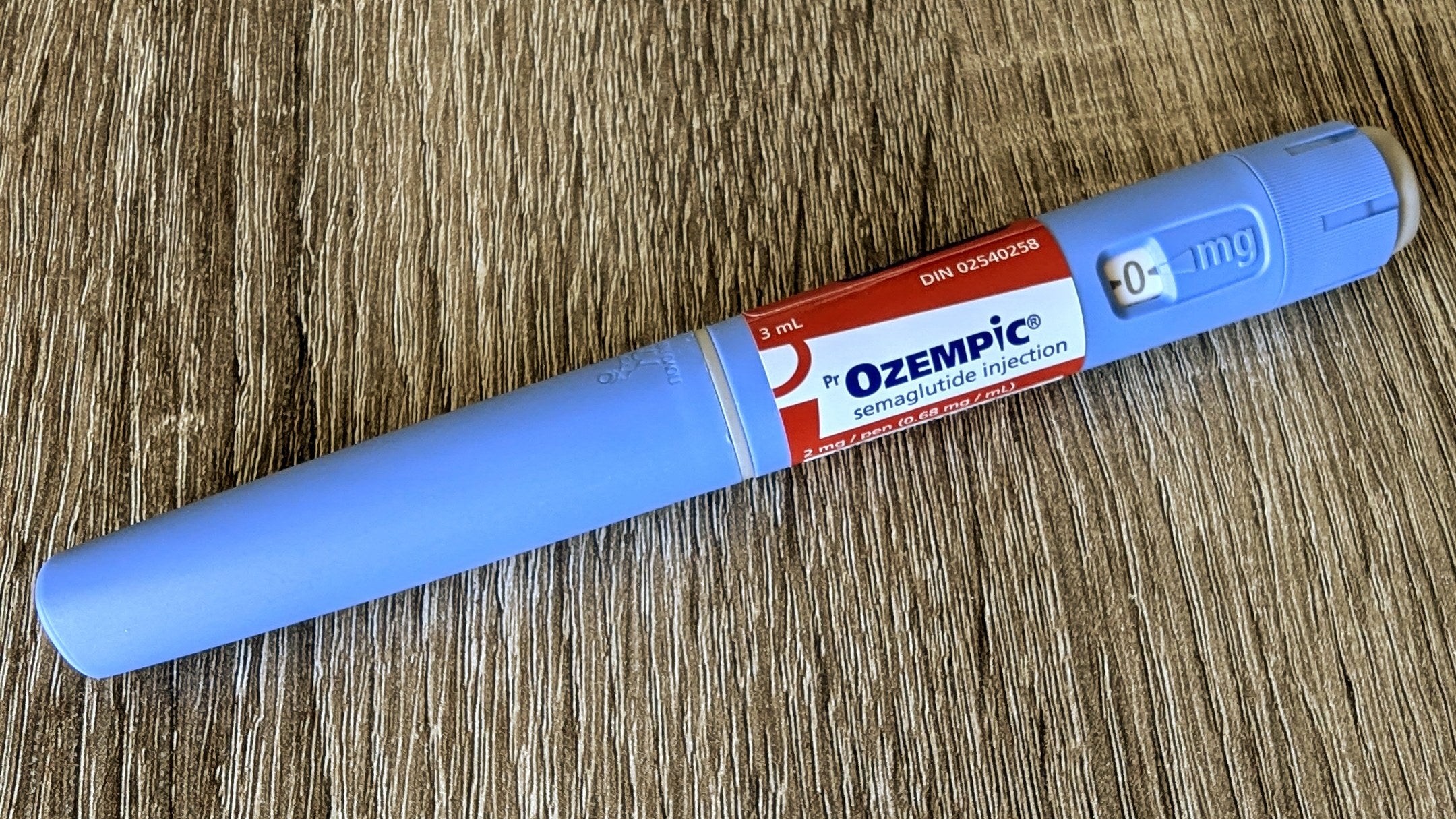 An Ozempic injection pen containing semaglutide. Illustrative file photo; the Department of Veterans Affairs has not identified the commercial brand of semaglutide being used in its alcohol-use-disorder trial. (Dennis Sylvester Hurd/CC0)
