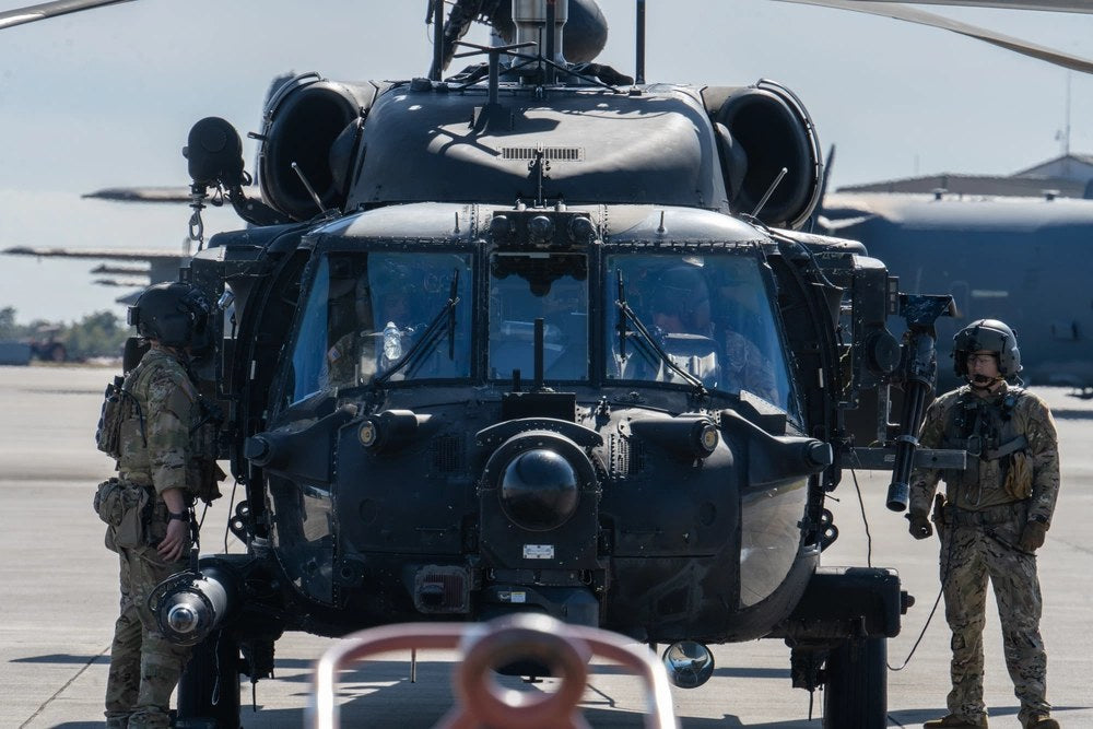 Soldiers assigned to the 160th Special Operations Aviation Regiment prepare an MH-60M Black Hawk for flight at Hurlburt Field, Florida, Jan. 10, 2024. The image is illustrative and does not depict the Aug. 25, 2026, Colorado mishap.