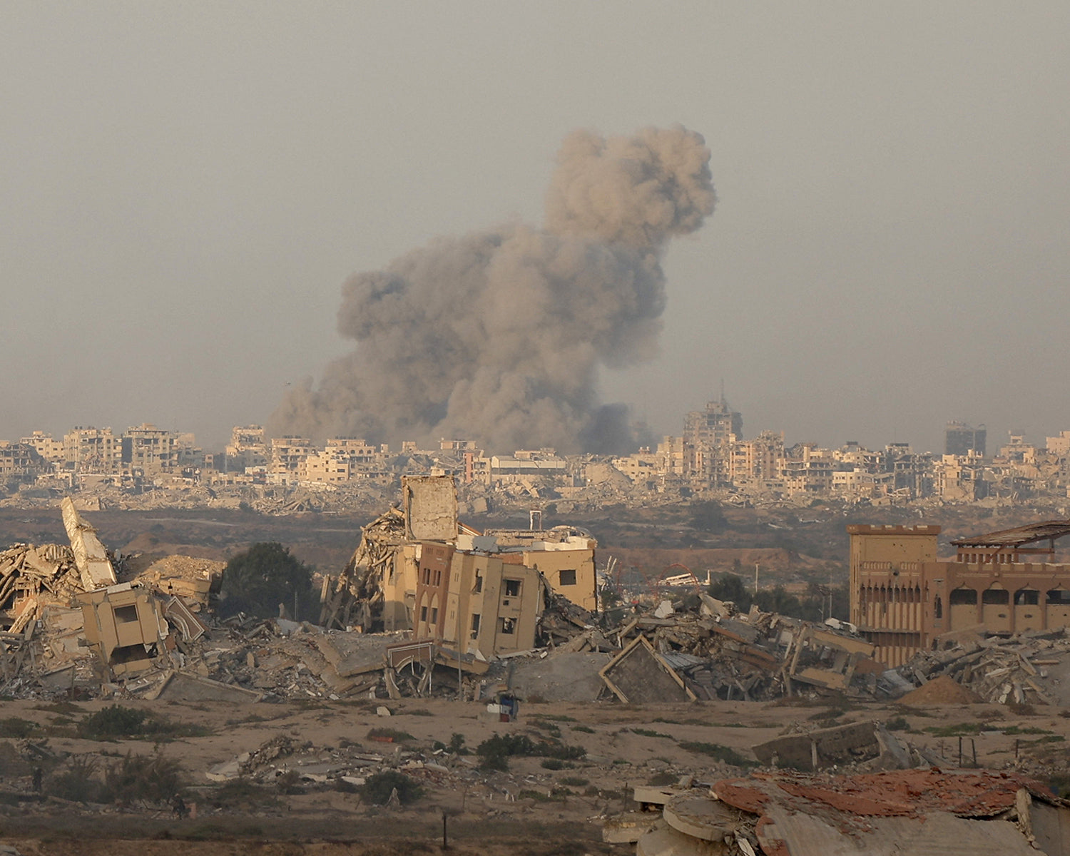 Two Gaza hospitals forced to stop operations as Israeli offensive escalates, health ministry says
