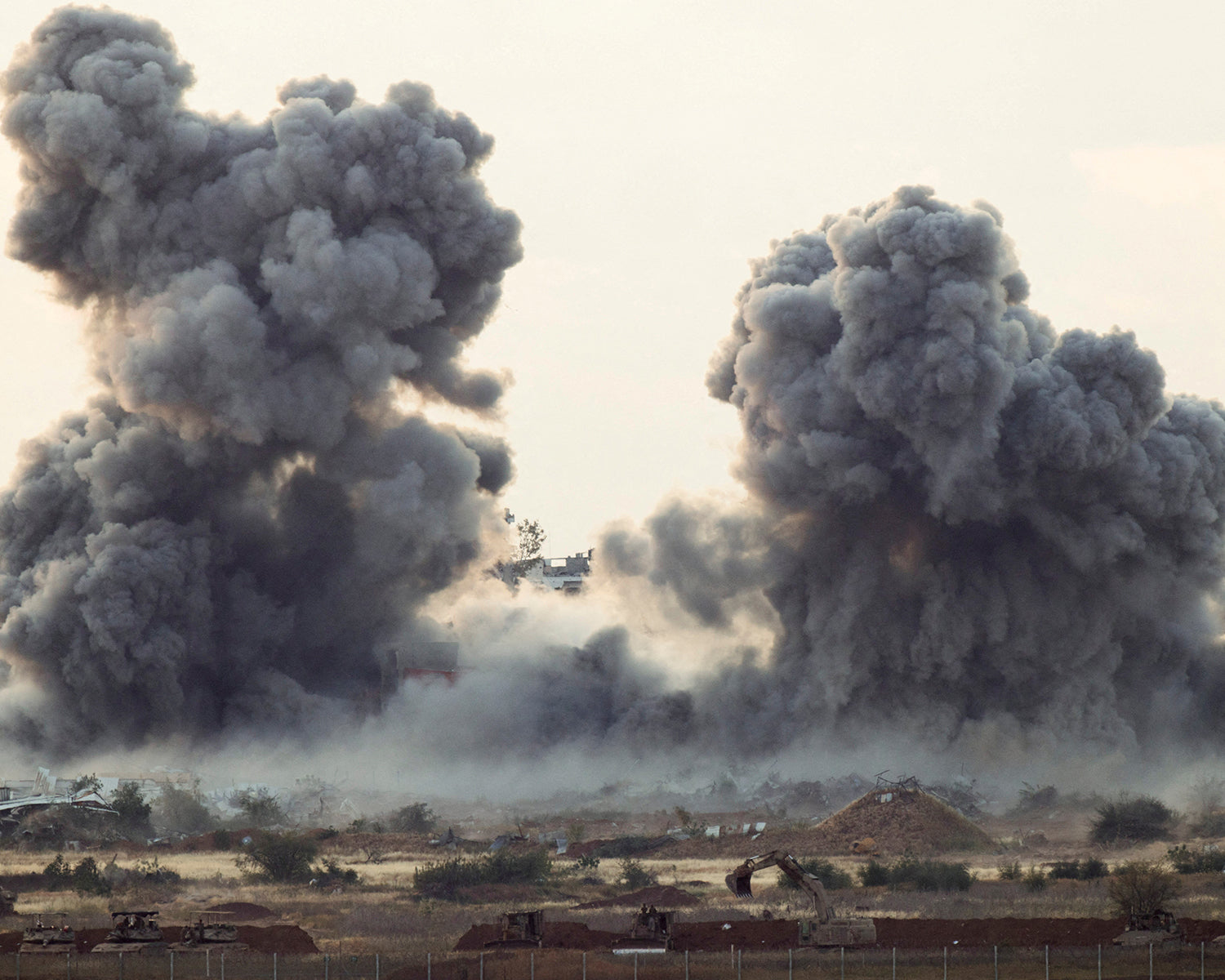 Israeli strikes hit dozens of targets in Gaza