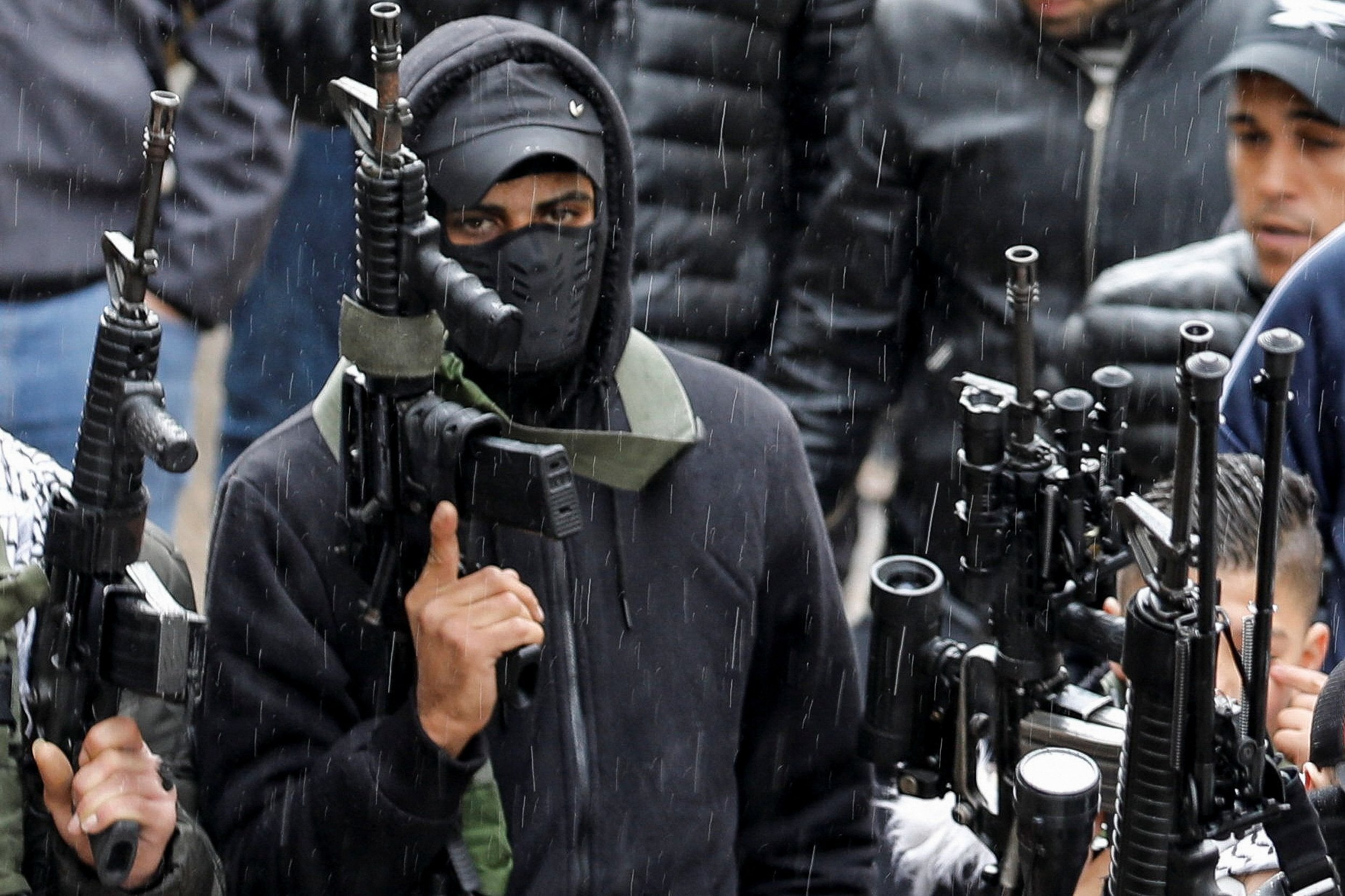 Illustrative photo of Palestinian gunmen