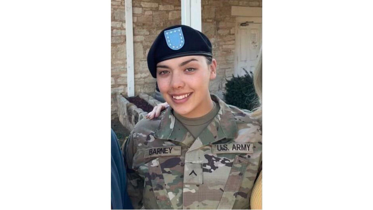 Spc. Saria Barney Hildabrand, 21, served as a combat medic in the Alaska Army National Guard when she was murdered by her husband in August 2023. Former Army Spc. Zarrius Hildabrand was sentenced on October 23, 2026, to 59 years of unsuspended prison