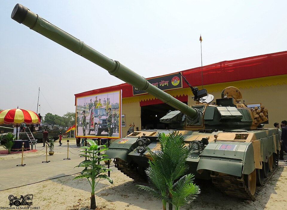 A Bangladesh Army T-59G Durjoy main battle tank. Two Bangladesh Army soldiers were killed Sept. 9 in an accident while firing from a tank during a training exercise. The Army has not identified the model involved in the accident. (Photo: Shadman