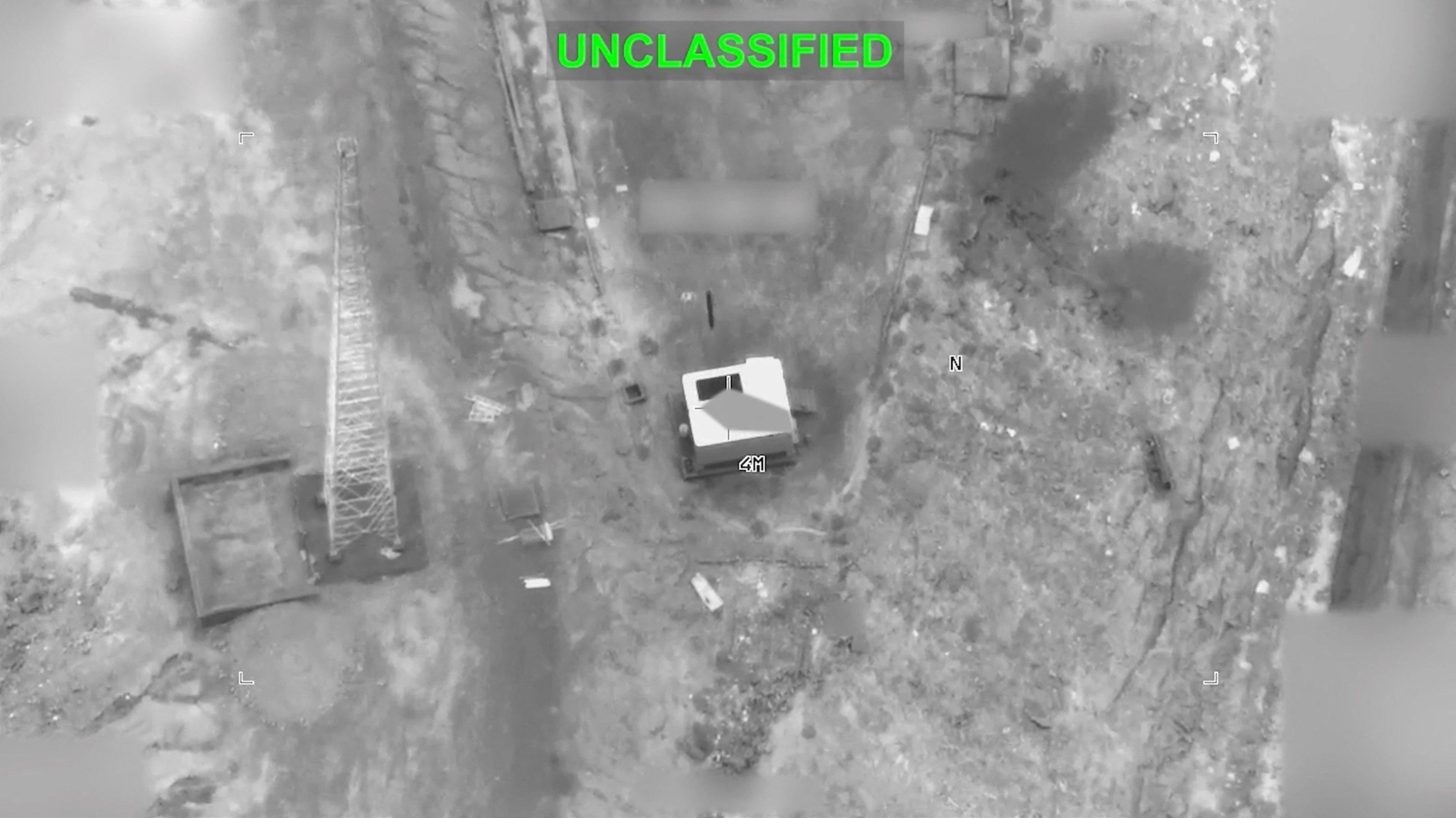 A screengrab from a video obtained from social media on September 1, 2026, shows a view shortly before what U.S. Central Command (CENTCOM) says was a U.S. strike on an Iranian military target. U.S. Central Command/Handout via REUTERS