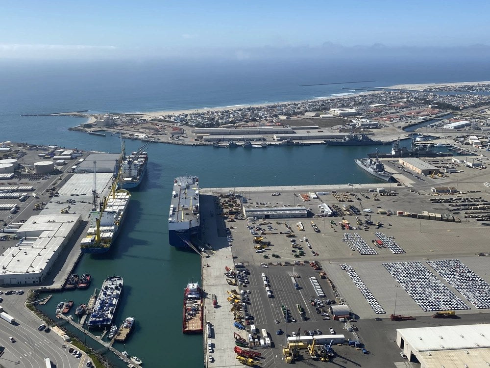 Illustrative file photo. Naval Base Ventura County’s Port Hueneme is shown in February 2020. The base was home to the Navy’s Mobile Utilities Support Equipment division involved in the contracting scheme that led to retired sailor Cory Taylor Wright’s