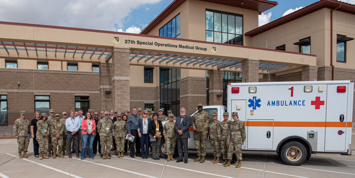 The 27th Special Operations Medical Group at Cannon Air Force Base, New Mexico. A new GAO report found service members at Cannon traveled up to 350 miles each way for some medical care in fiscal year 2025. U.S. Air Force photo.