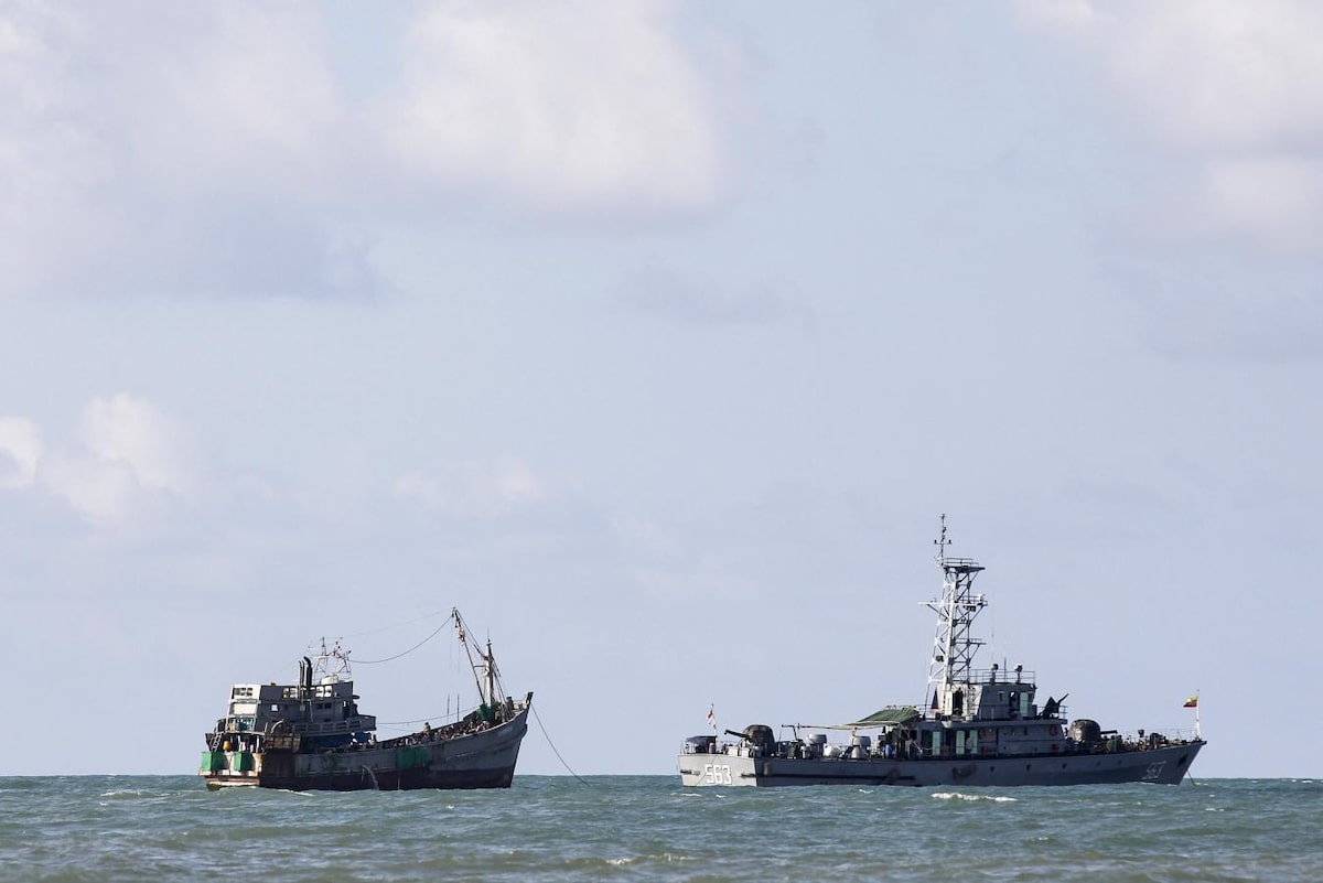 Myanmar navy fires at Thai fishing boats, detains 31 fishermen, Thailand says