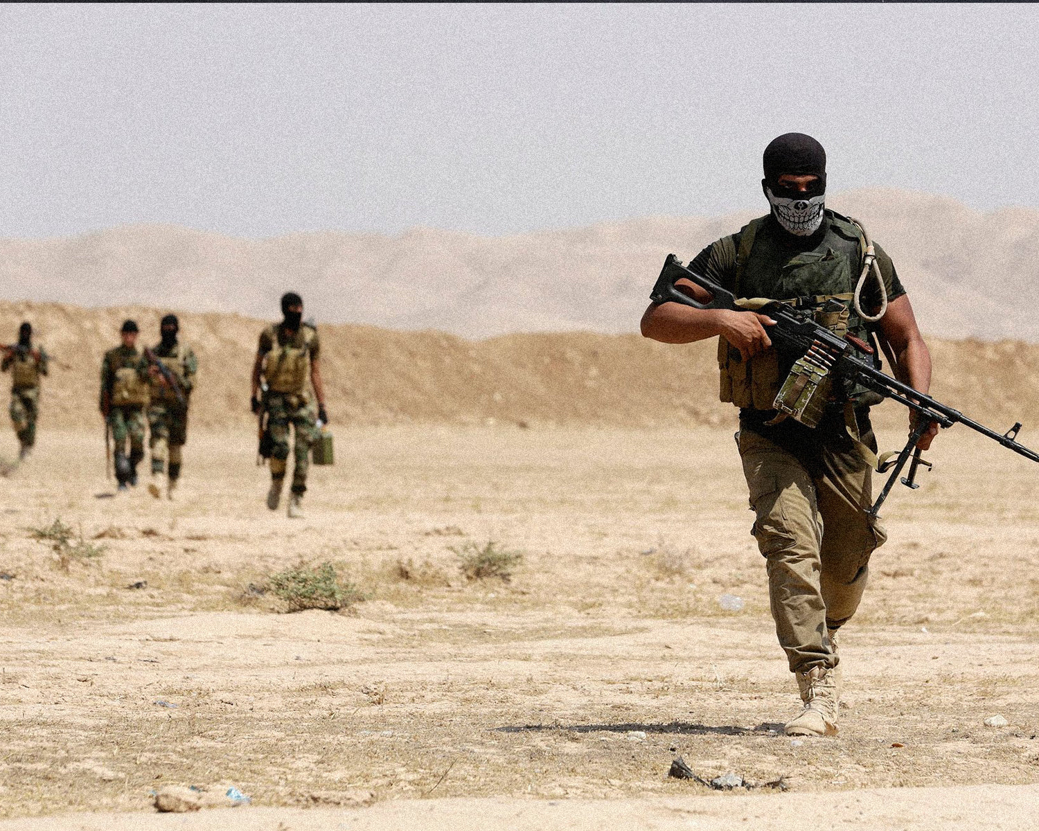 Iraq can disarm factions only when the US withdraws, prime minister says